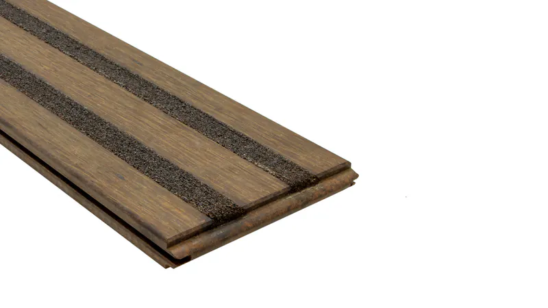 MOSO Anti-Slip Terrassendiele aus Bambus mit rutschfester Oberfläche für mehr Sicherheit im Außenbereich.