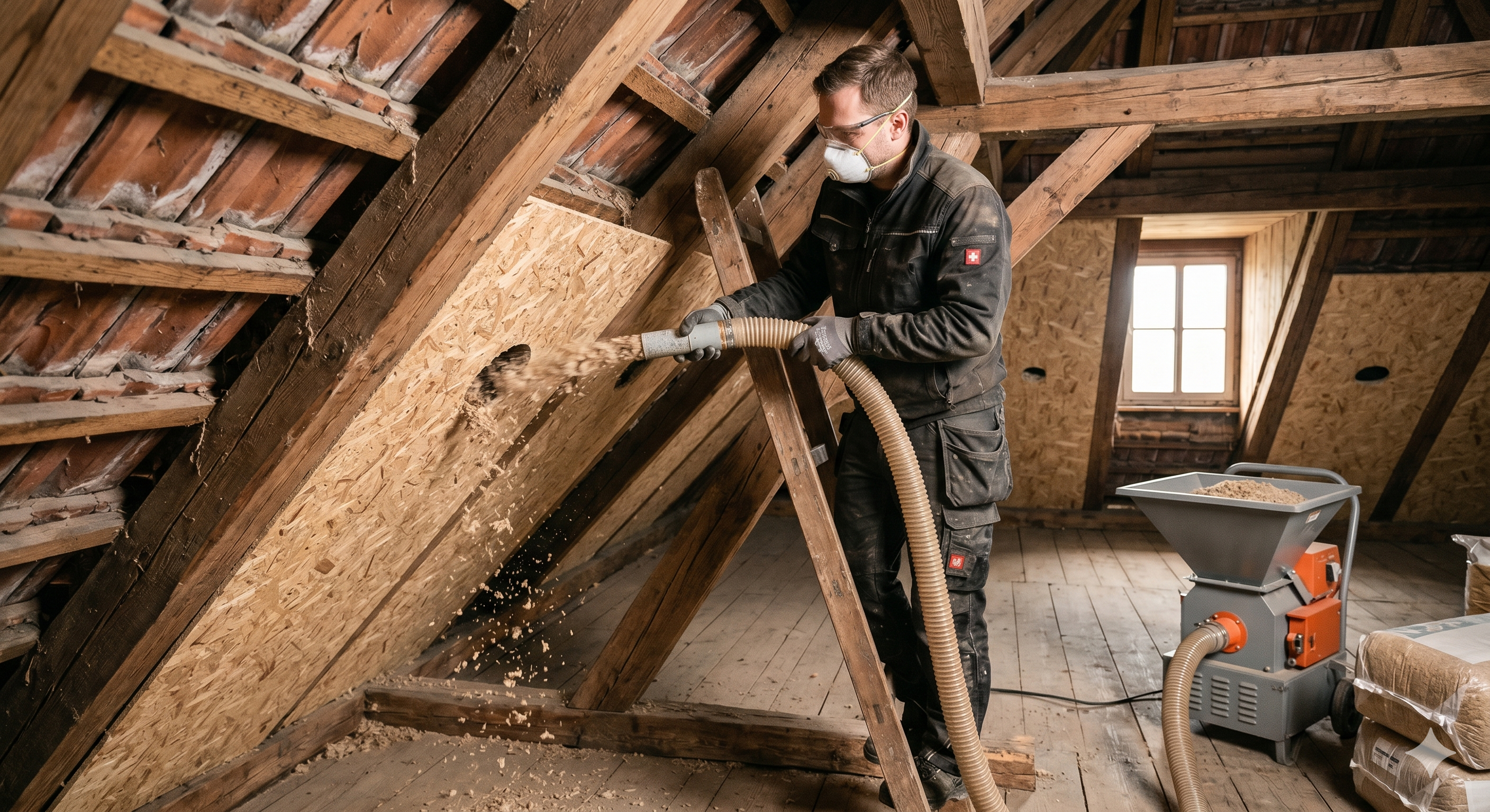 Einblasdämmung bei Altbausanierung: Die bauphysikalischen Vorteile der Holzfaser Einblasdämmung bei Altbausanierung: Die bauphysikalischen Vorteile der Holzfaser