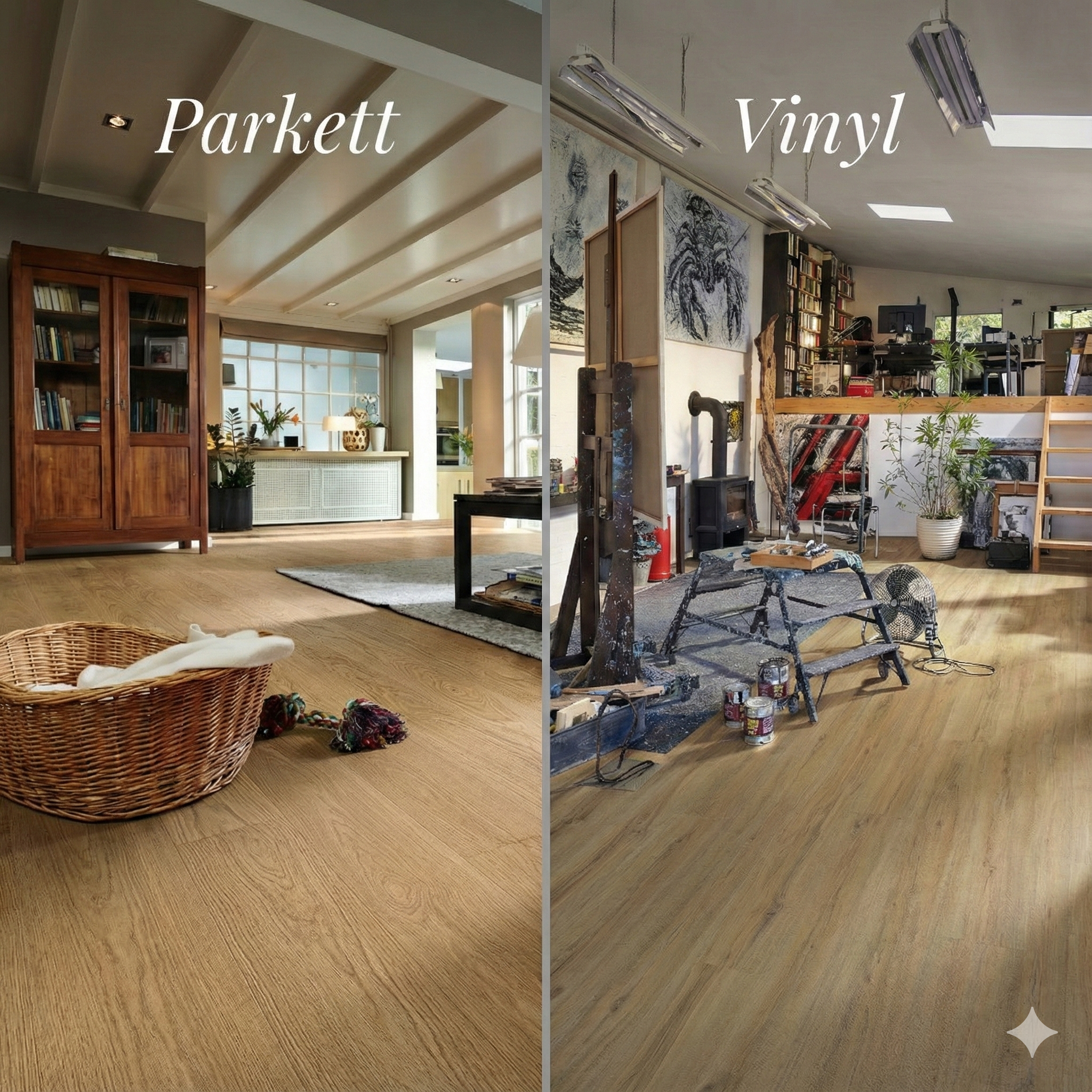 Parkett oder Vinyl? Die Entscheidungshilfe für Neubau und Renovierung Parkett oder Vinyl? Die Entscheidungshilfe für Neubau und Renovierung