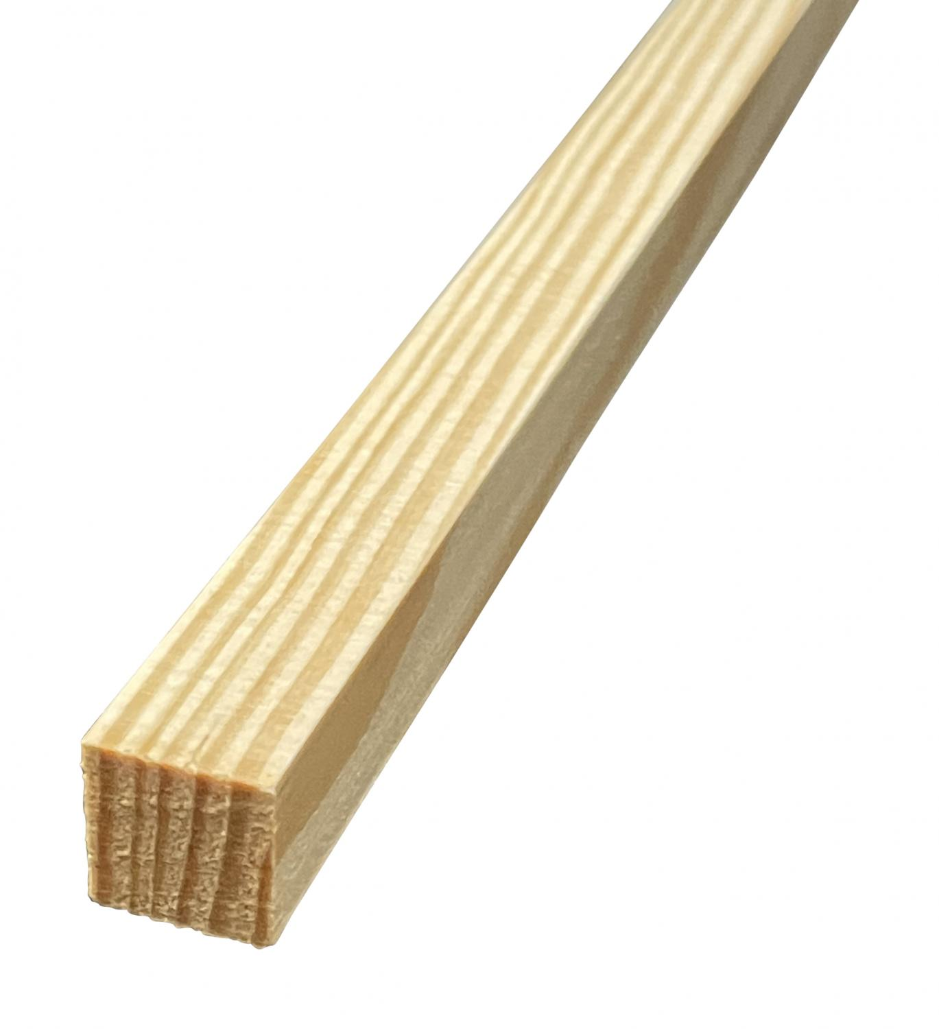 14 x 14 mm Quadratstäbe Kiefer_0