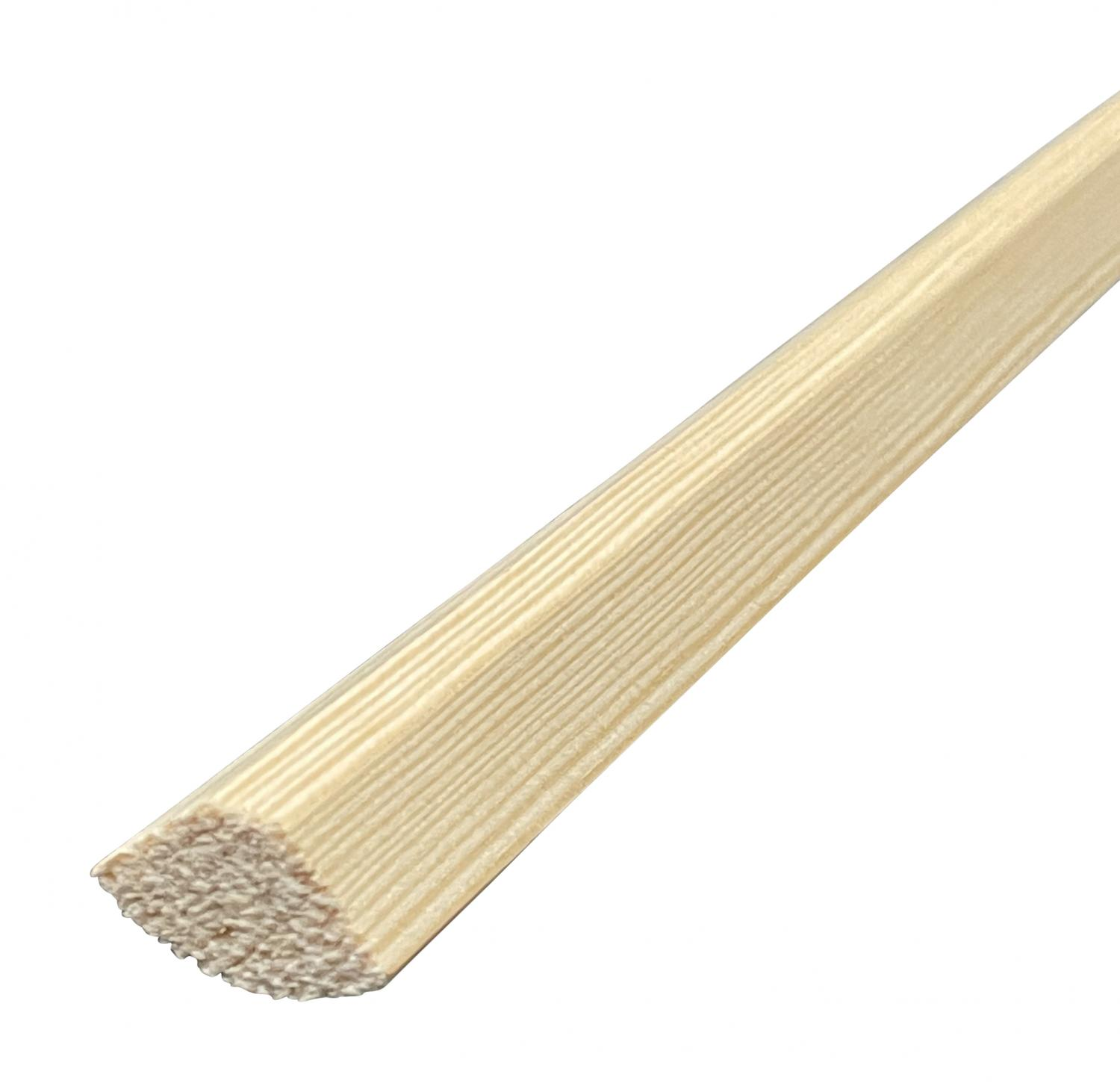 14 x 14 mm Viertelstäbe Kiefer astrein_0 14 x 14 mm Viertelstäbe Kiefer astrein_0