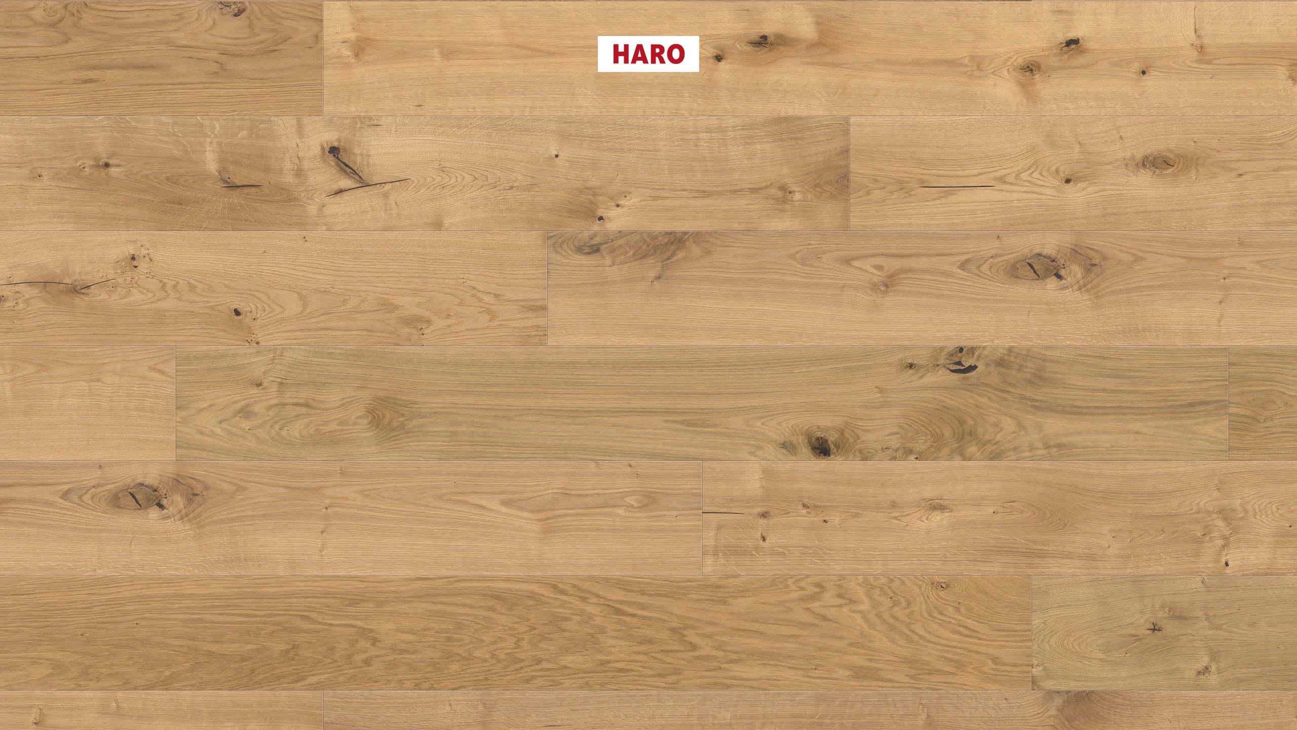 13,5 mm HARO Parkett Serie 4000 - Eiche invisible Sauvage, strukturiert 4V_0