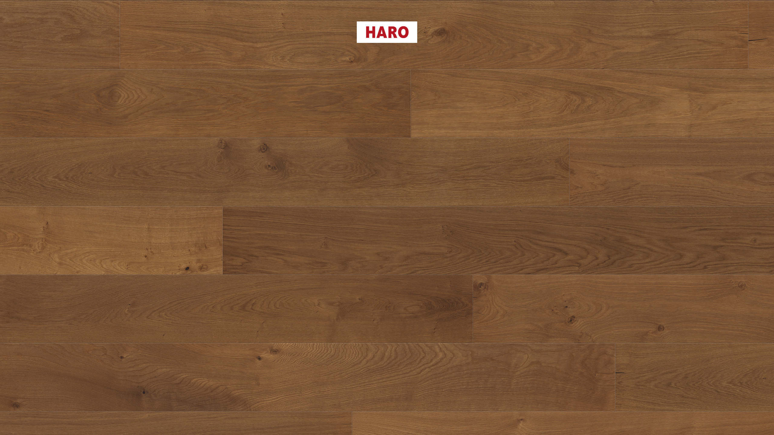 13,5 mm HARO Parkett Serie 4000 - Bernsteineiche Markant, strukturiert 4V_0