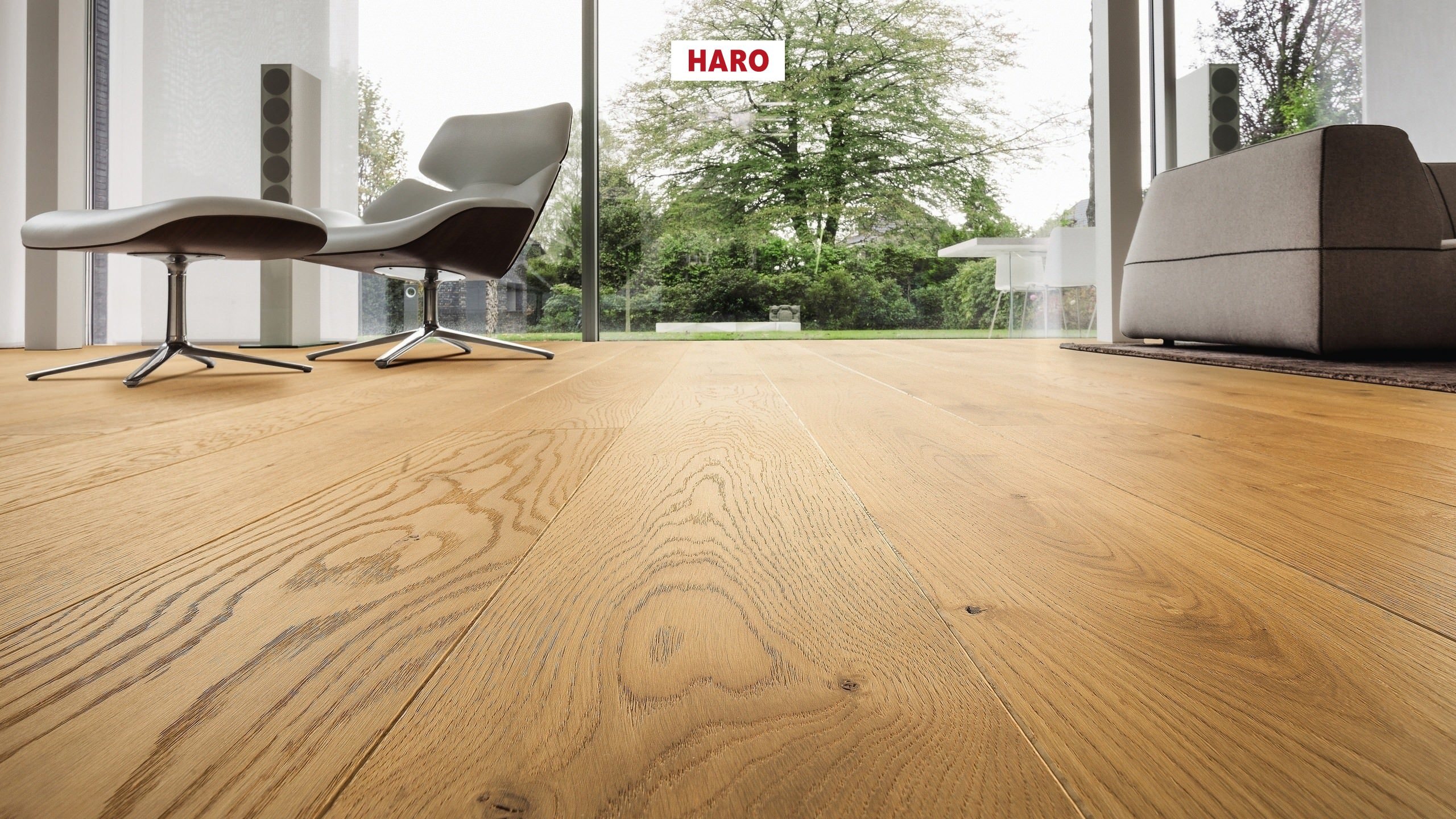 13,5 mm HARO Parkett Serie 4000 - Eiche Sauvage, strukturiert 4V_1