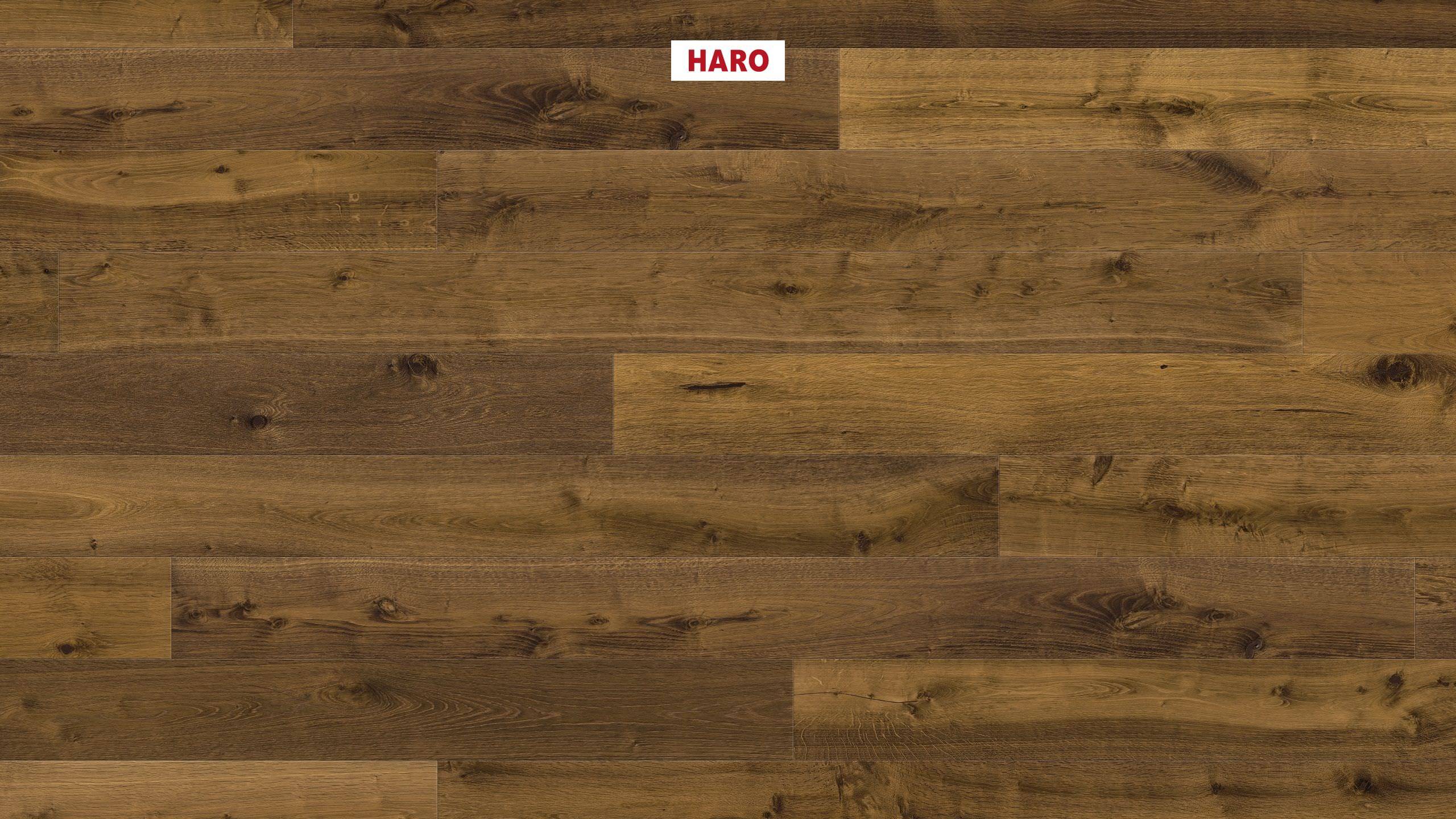 13,5 mm HARO Parkett Serie 4000 - Raucheiche Sauvage, strukturiert 4V_0