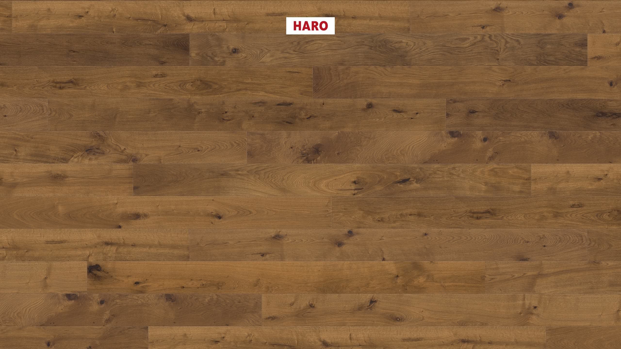 13,5 mm HARO Parkett Serie 4000 - Bernsteineiche Sauvage, strukturiert 4V_0