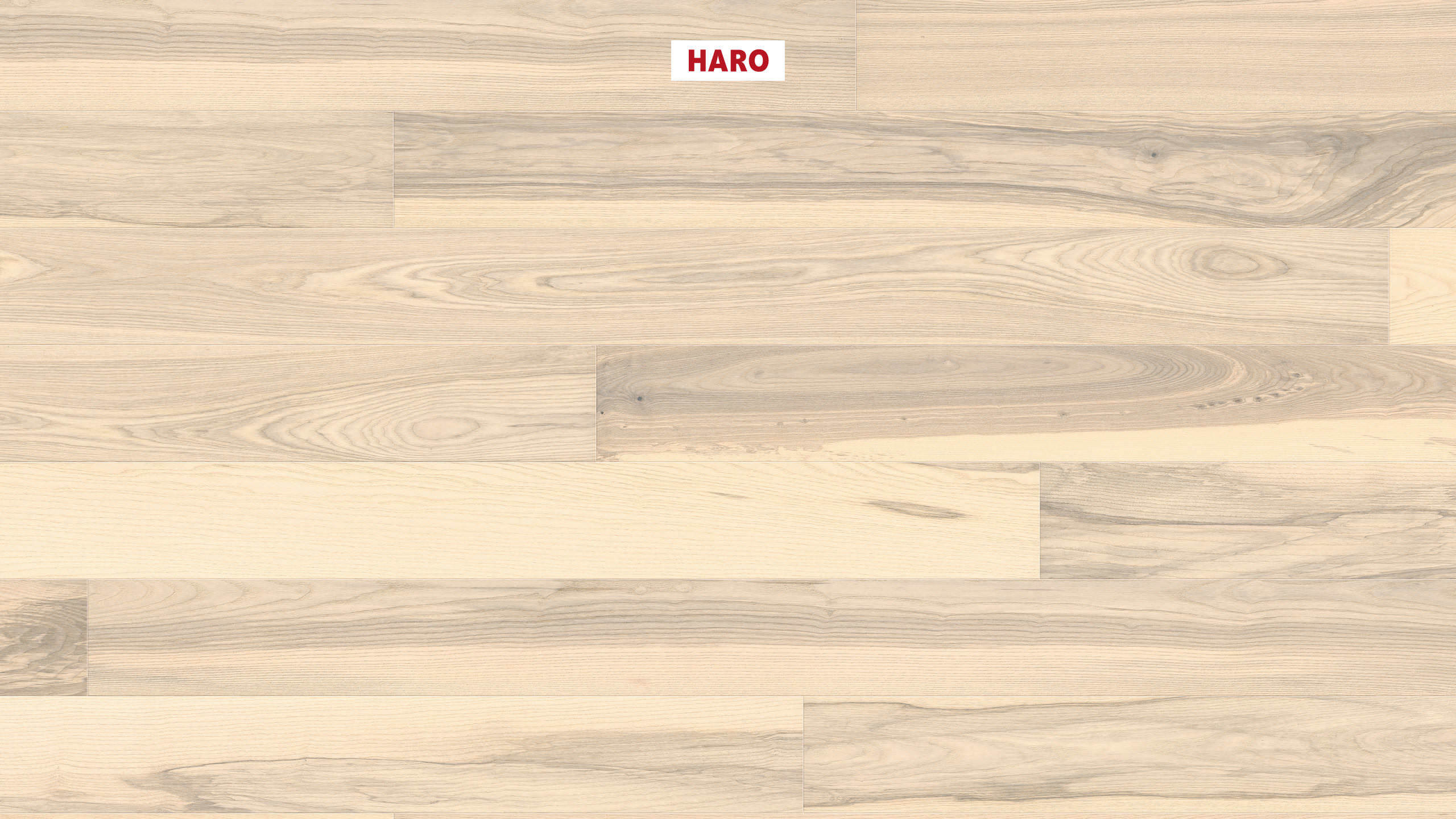 13,5 mm HARO Parkett Serie 4000 - Esche lichtweiß Universal, strukturiert 4V_0