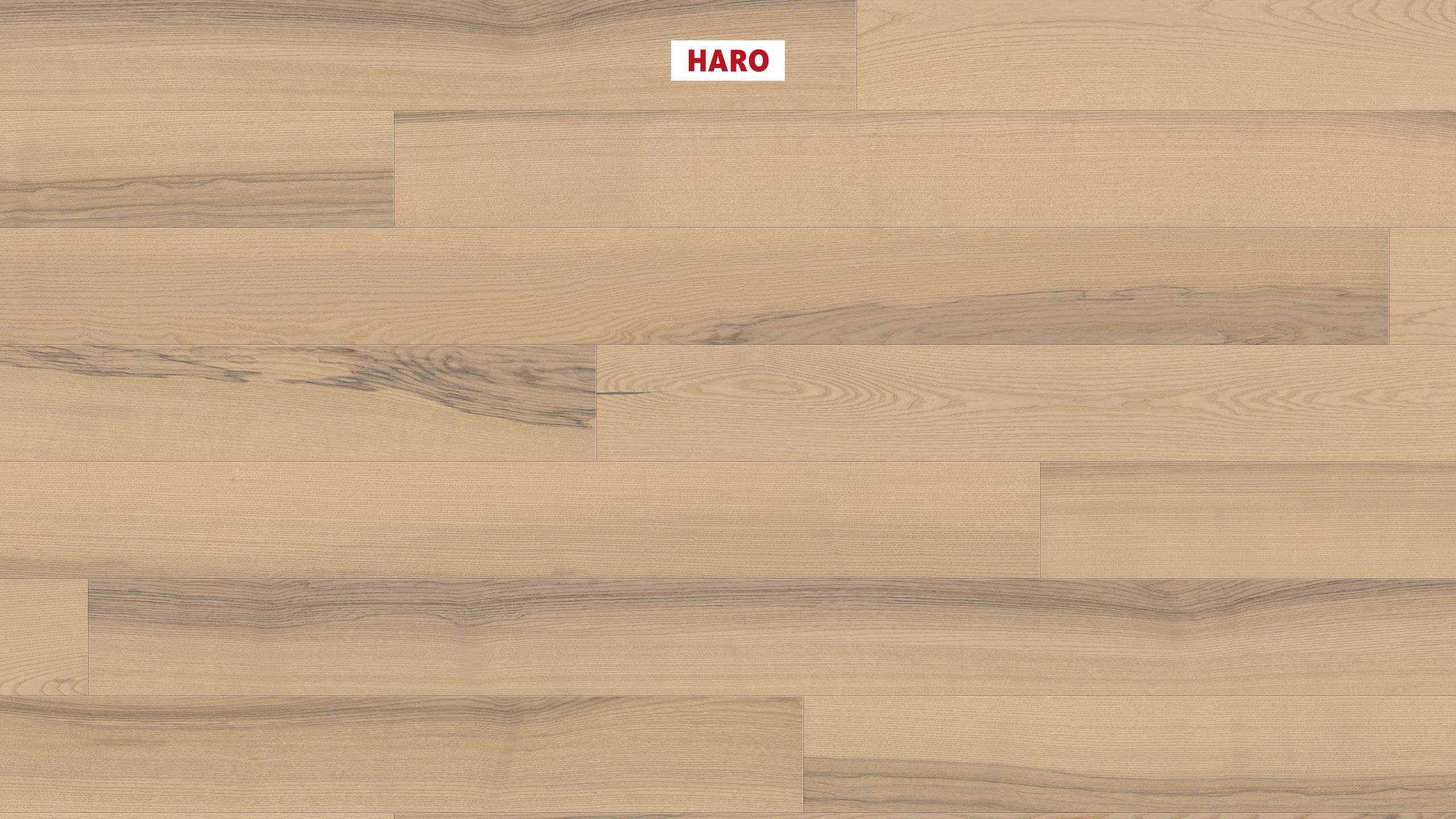 13,5 mm HARO Parkett Serie 4000 - Esche pastellcreme Universal, strukturiert 4V_0