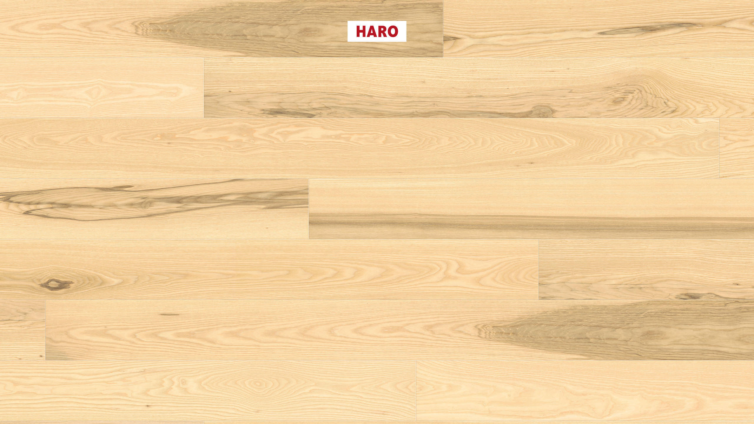 13,5 mm HARO Parkett Serie 4000 - Esche invisible Universal, strukturiert 4V_0