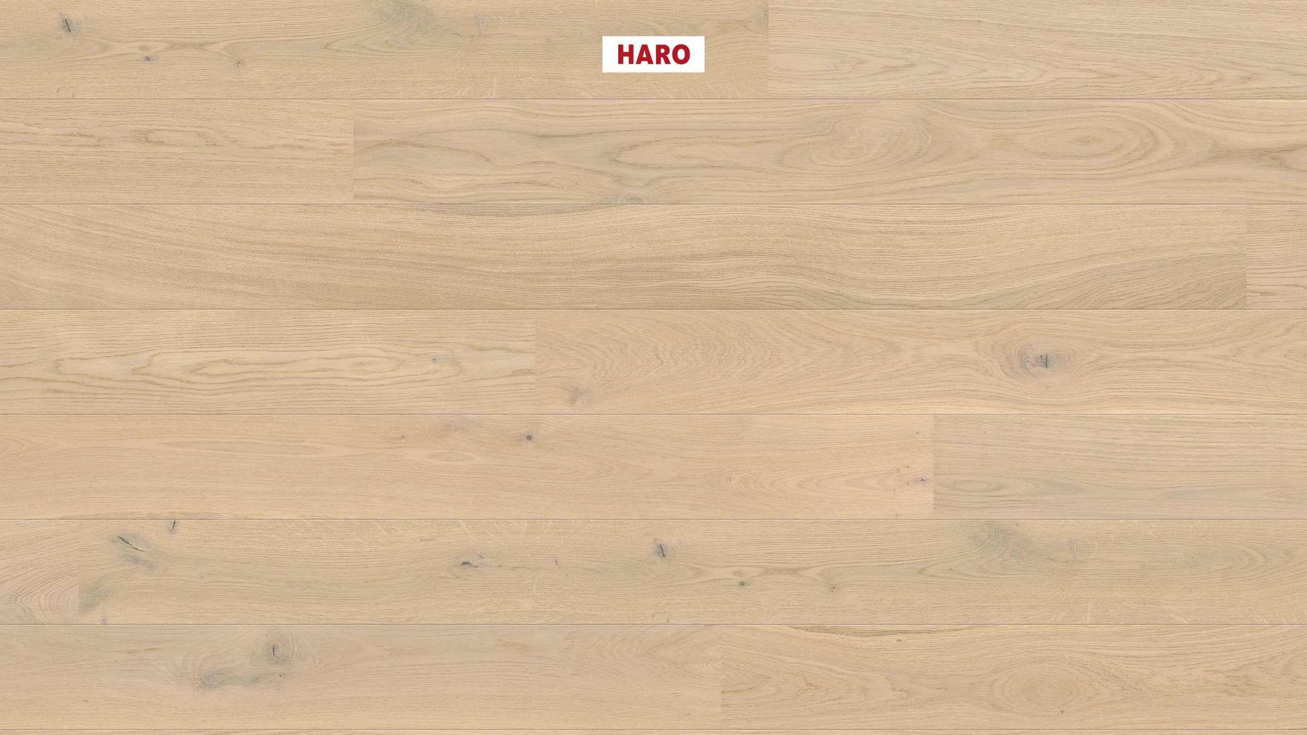 12 mm HARO Parkett Serie 2500 - Eiche lichtweiß Universal, strutkturiert 2V_0