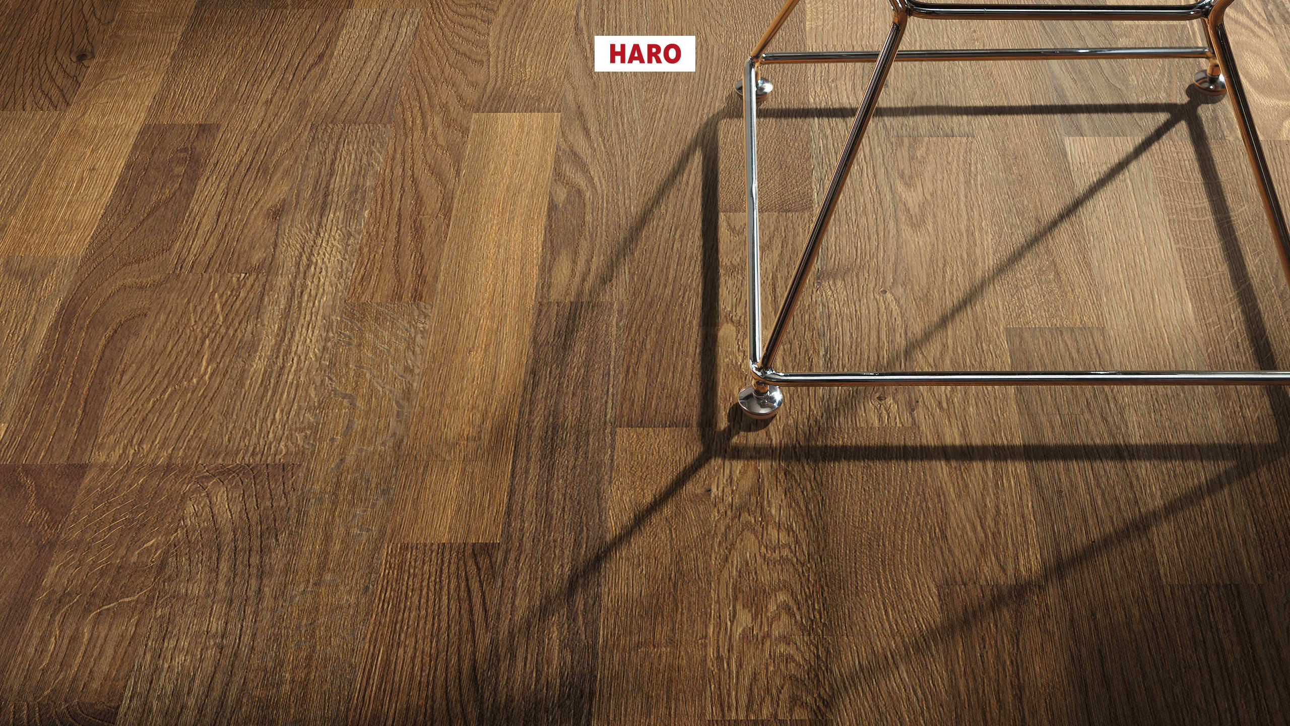 13,5 mm HARO Parkett Serie 4000 - Bernsteineiche Naturale, strukturiert_1