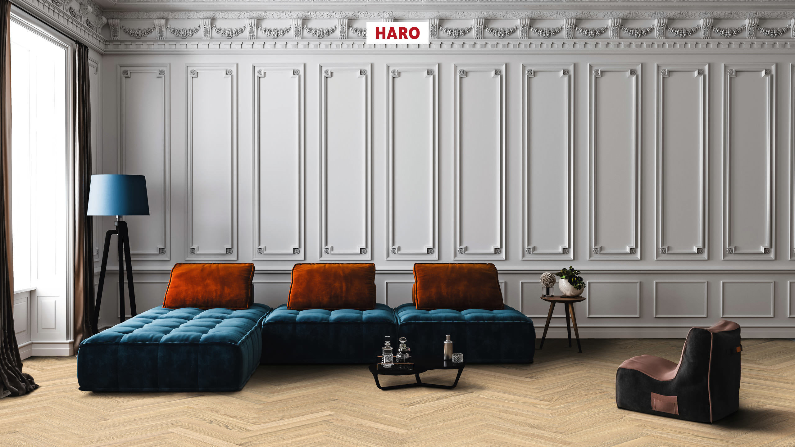 10 mm HARO Parkett Serie 4000 - Eiche invisible Trend, strukturiert_1 10 mm HARO Parkett Serie 4000 - Eiche invisible Trend, strukturiert_1