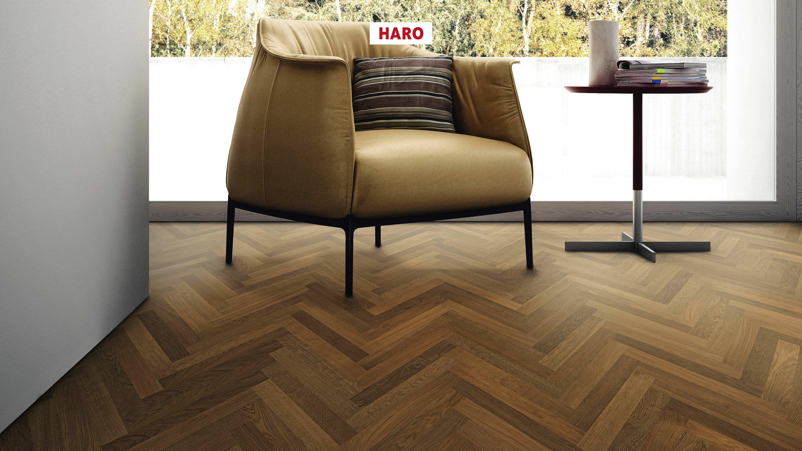 10 mm HARO Parkett Serie 4000 - Raucheiche Trend, strukturiert_1