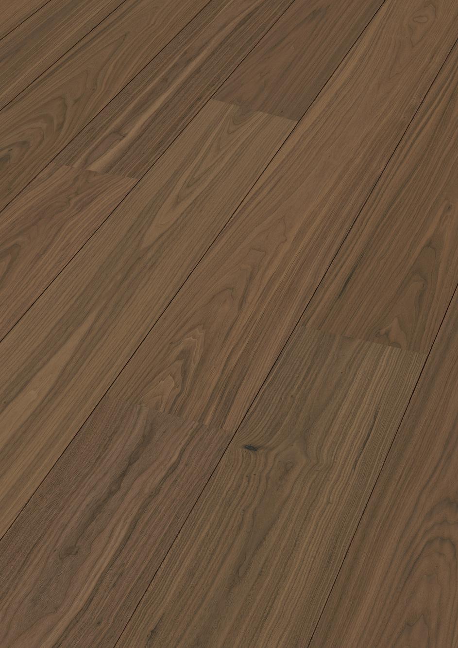 11 mm Lindura-Holzboden HD 400 ultramattlackiert - Nussbaum amerikanisch lebhaft 08912_0