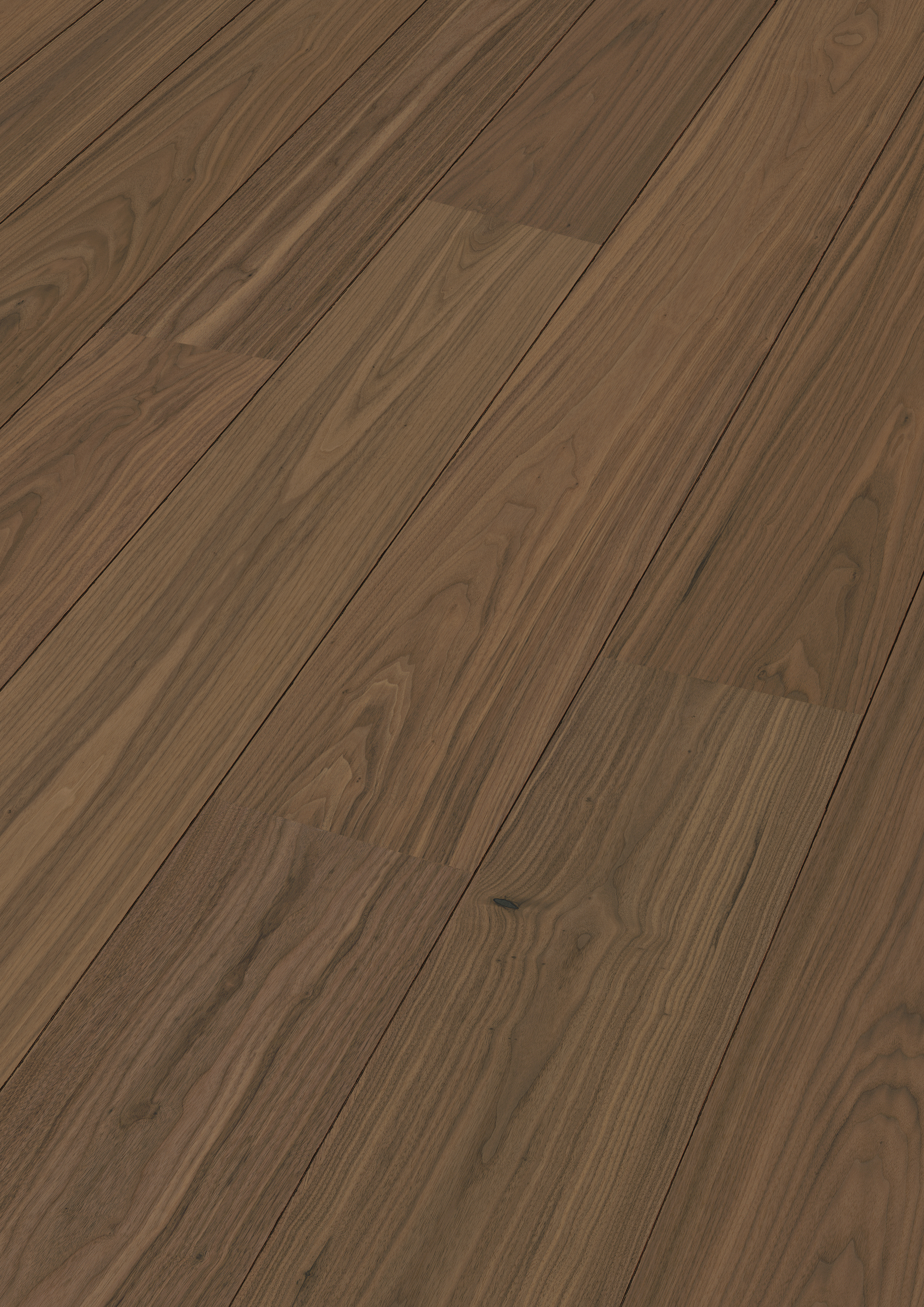 11 mm Lindura-Holzboden HD 400 ultramattlackiert - Nussbaum amerikanisch lebhaft 08912_1