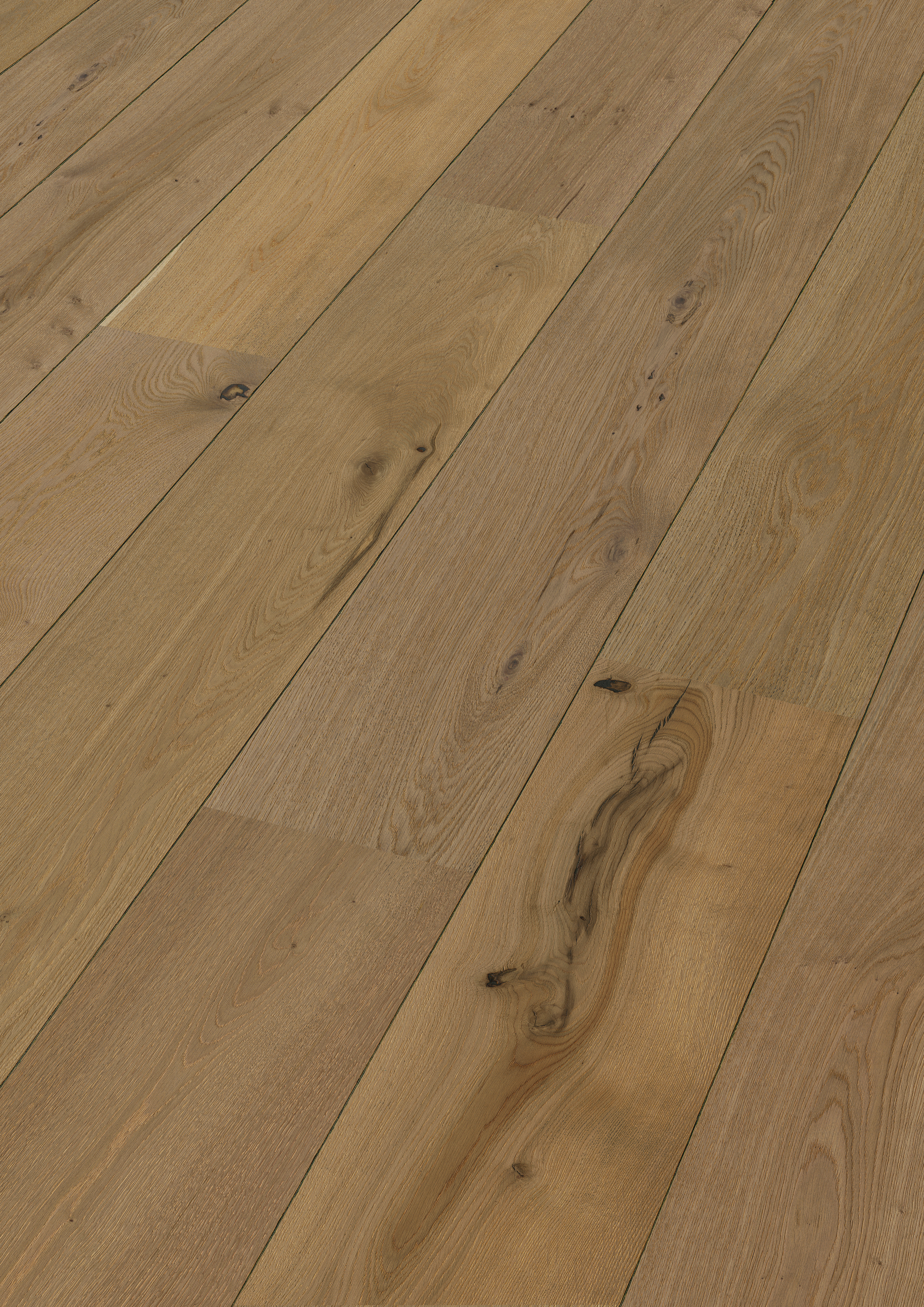 11 mm Lindura-Holzboden HD 400 ultramattlackiert - Eiche authentic greige gebürstet 08923_1