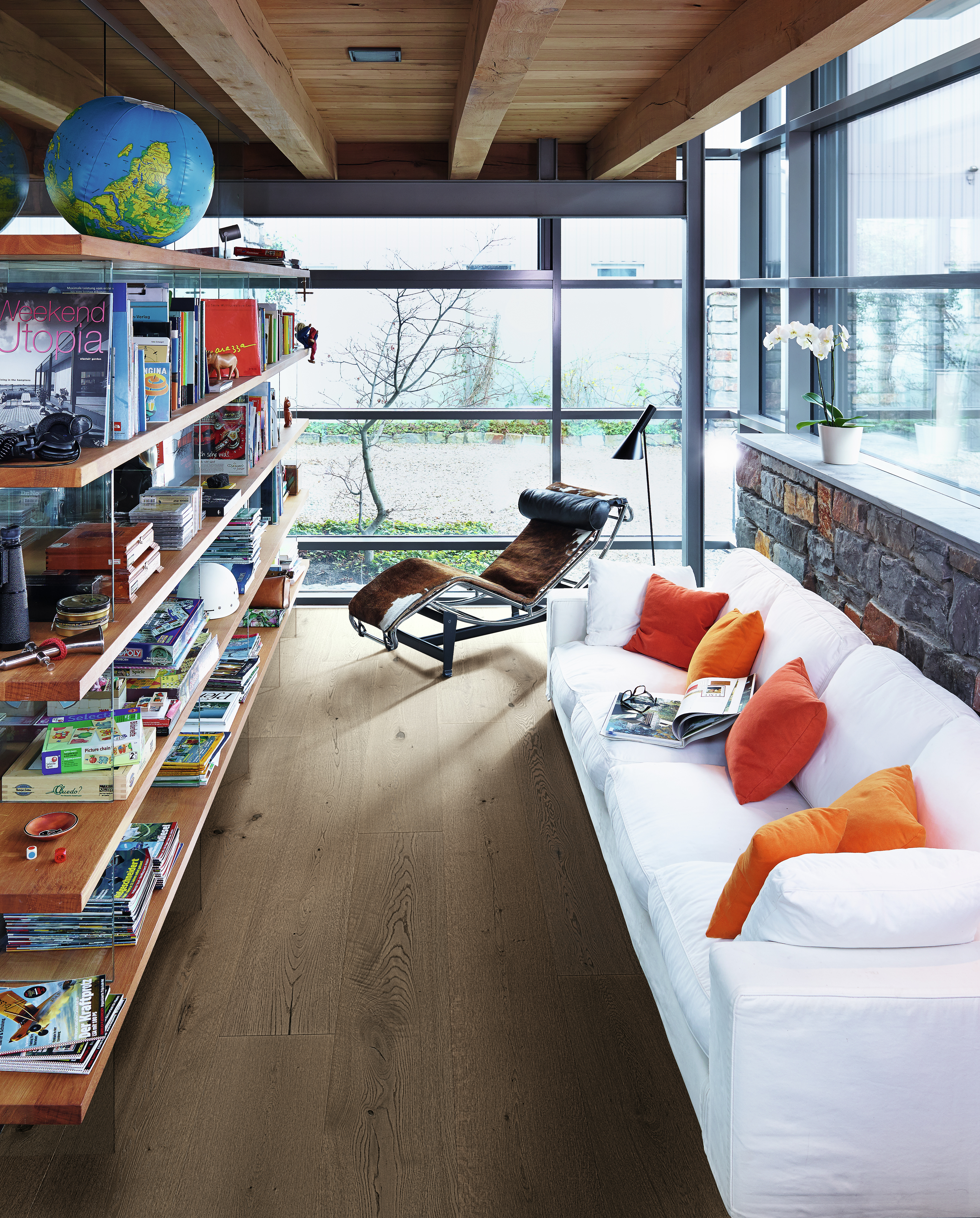 11 mm Lindura-Holzboden HD 400 naturgeölt - Eiche authentic lehmgrau gebürstet 08901_2