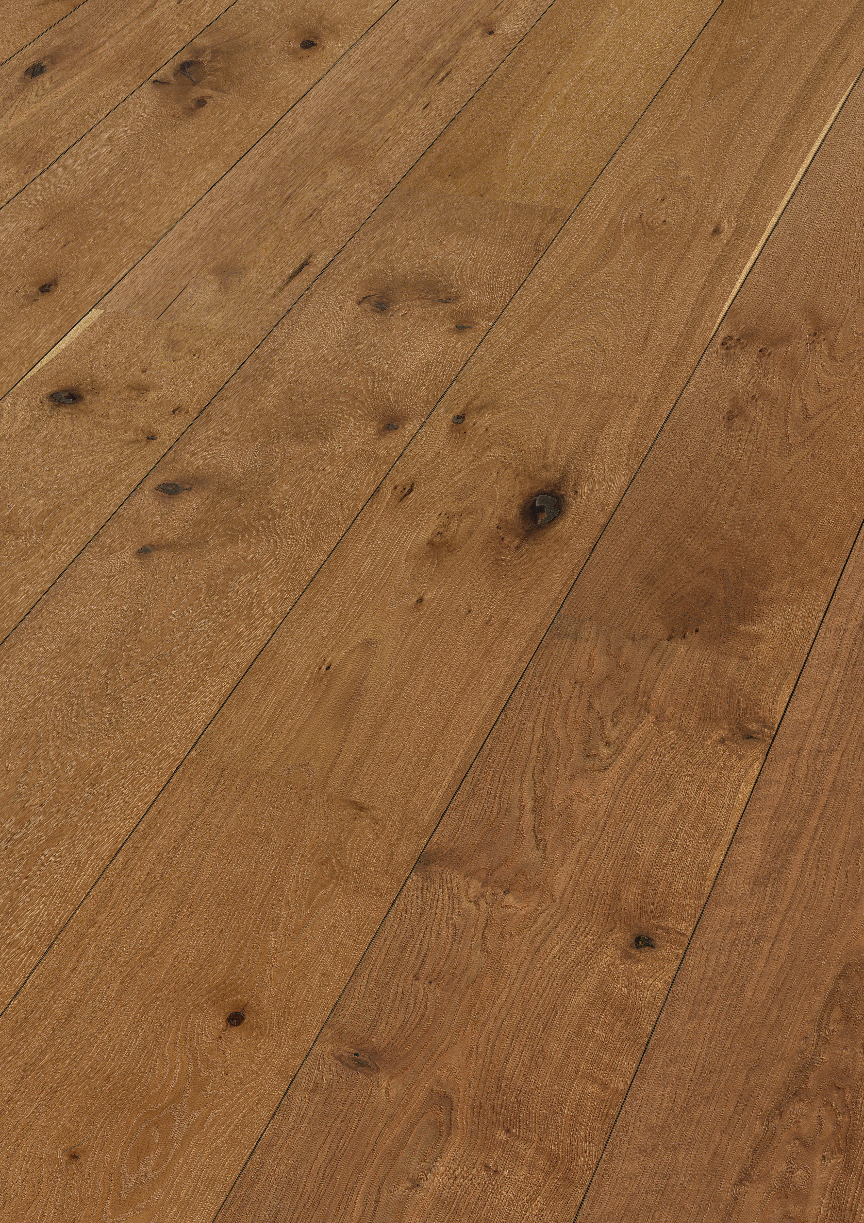 11 mm Lindura-Holzboden HD 400 naturgeölt - Eiche authentic kastanienbraun gebürstet 08911_1