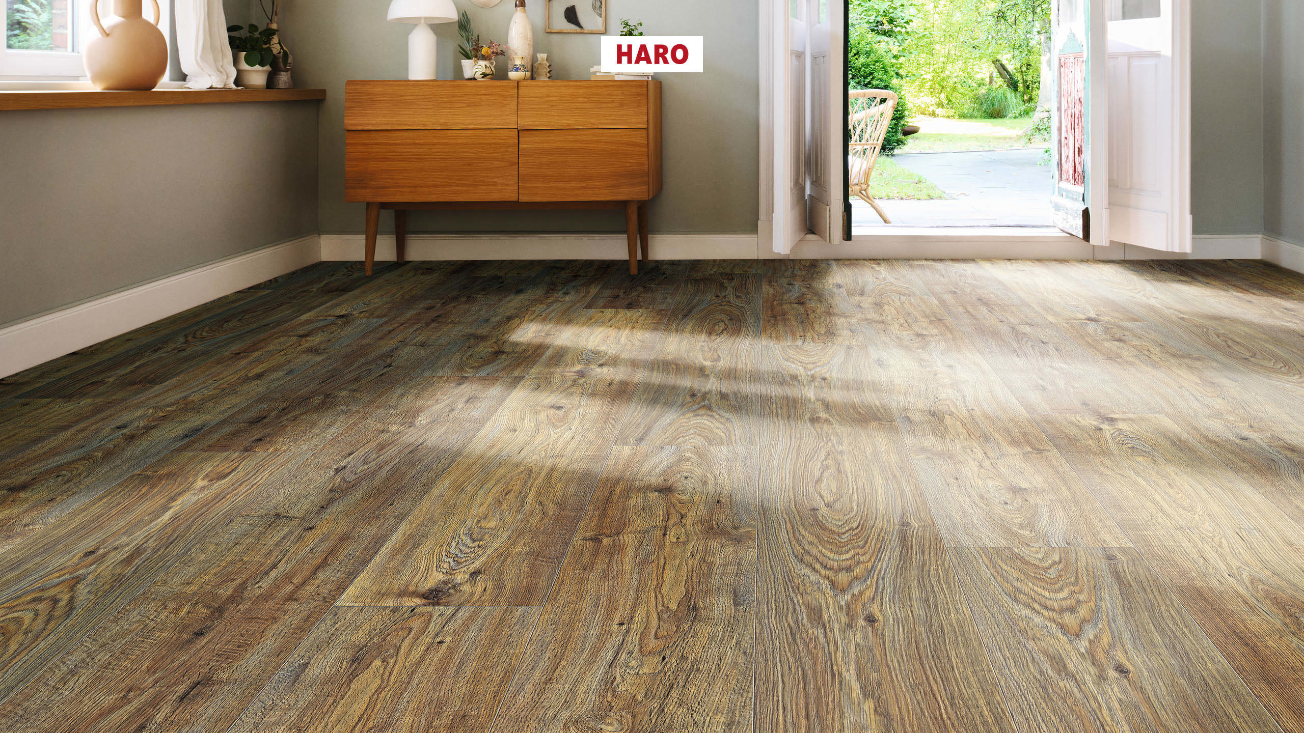 8 mm HARO DISANO WaveAqua - Eiche Quebec caramel_1 8 mm HARO DISANO WaveAqua - Eiche Quebec caramel_1