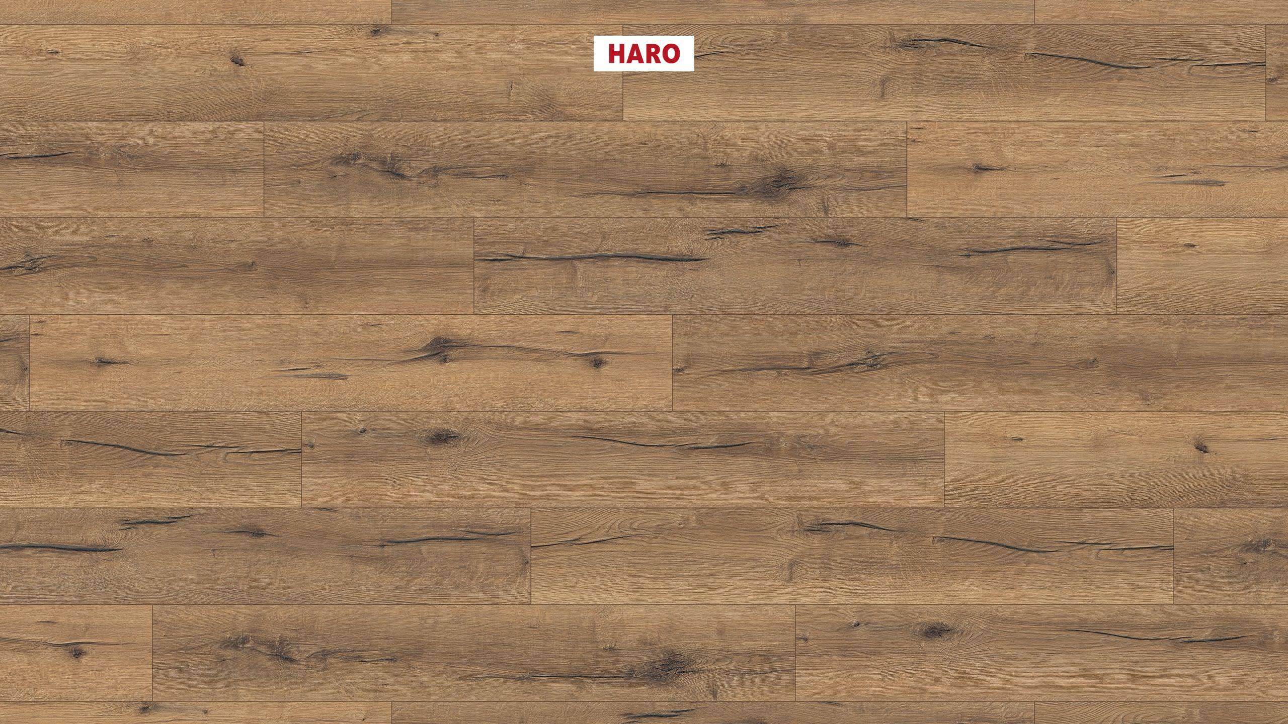8 mm HARO Laminatboden Tritty 100 - Eiche italica natur_0