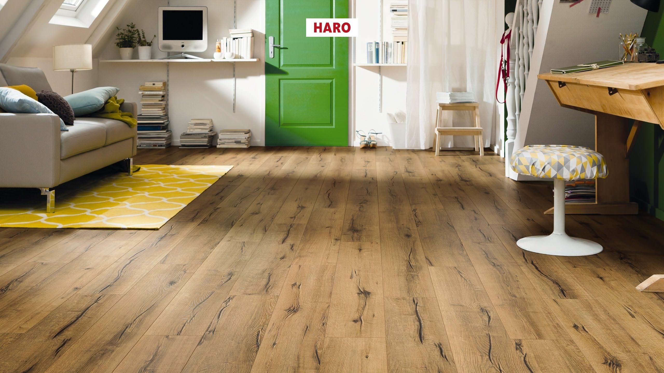 8 mm HARO Laminatboden Tritty 100 - Eiche italica natur_1