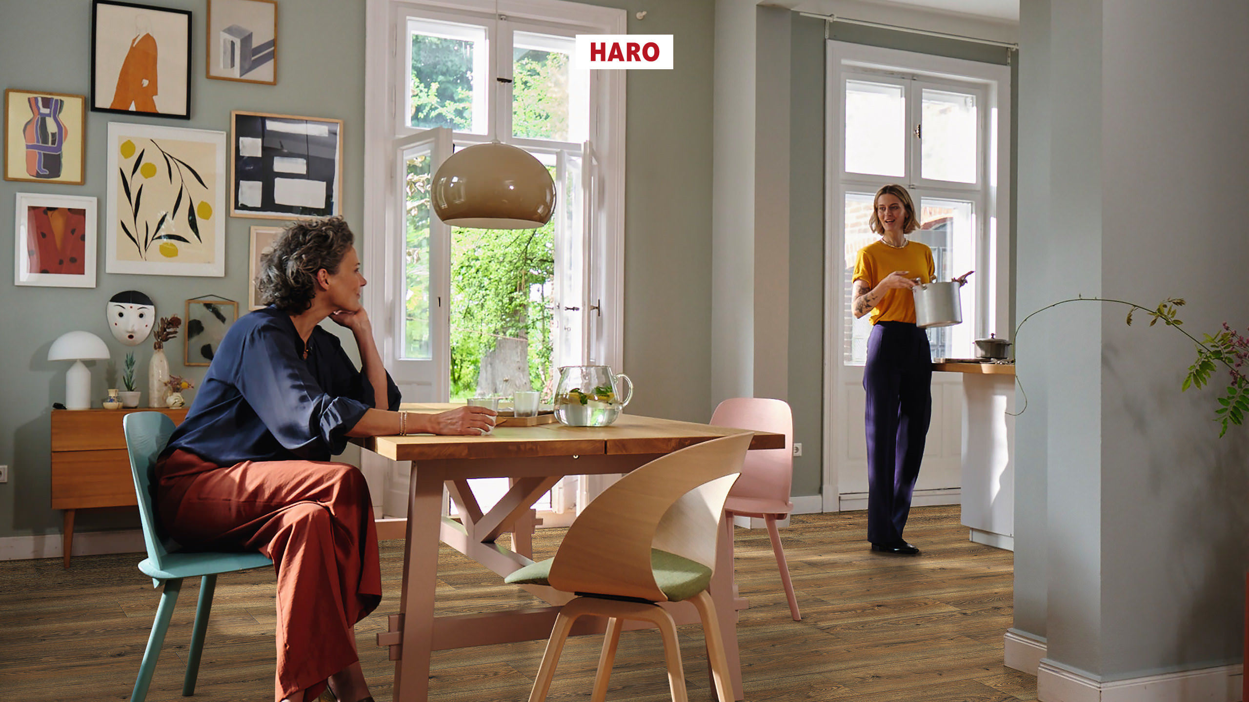 8 mm HARO Laminatboden Tritty 100 - Eiche Flavia natur_1 8 mm HARO Laminatboden Tritty 100 - Eiche Flavia natur_1