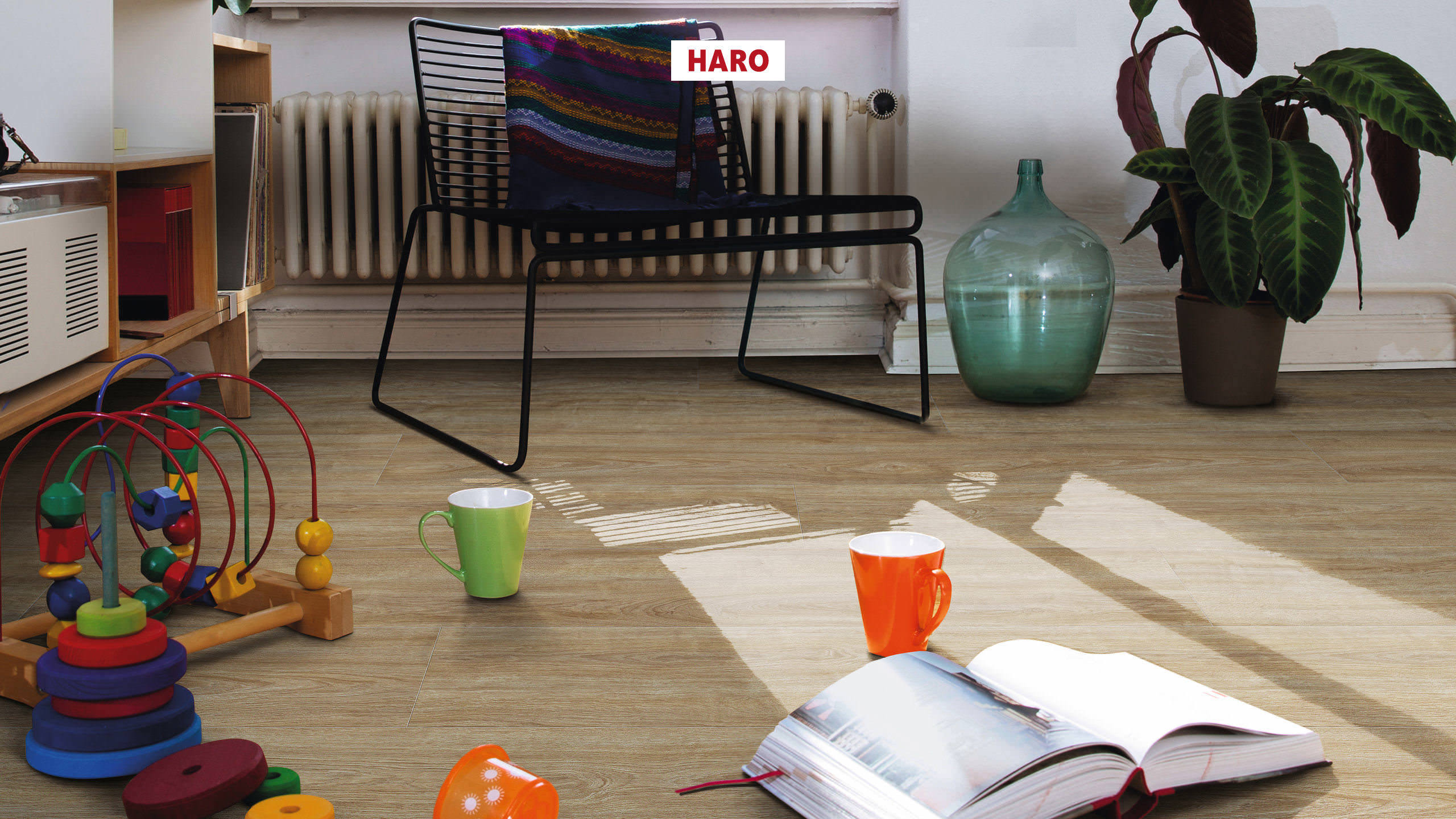 8 mm HARO Laminatboden Tritty 100 - Eiche Eleganza puro_1 8 mm HARO Laminatboden Tritty 100 - Eiche Eleganza puro_1