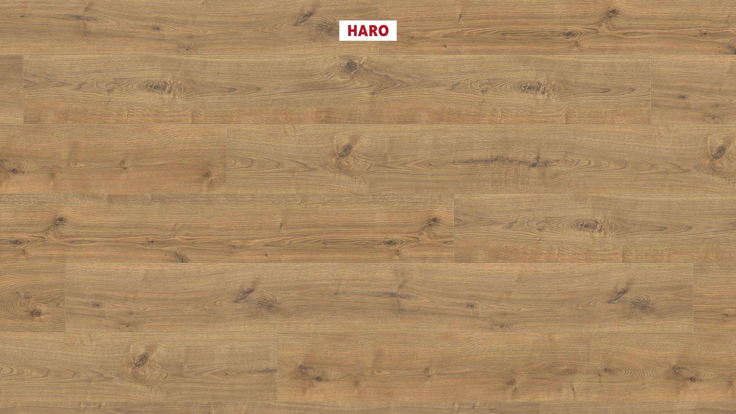 8 mm HARO Laminatboden Tritty 100 - Eiche Portland natur_0