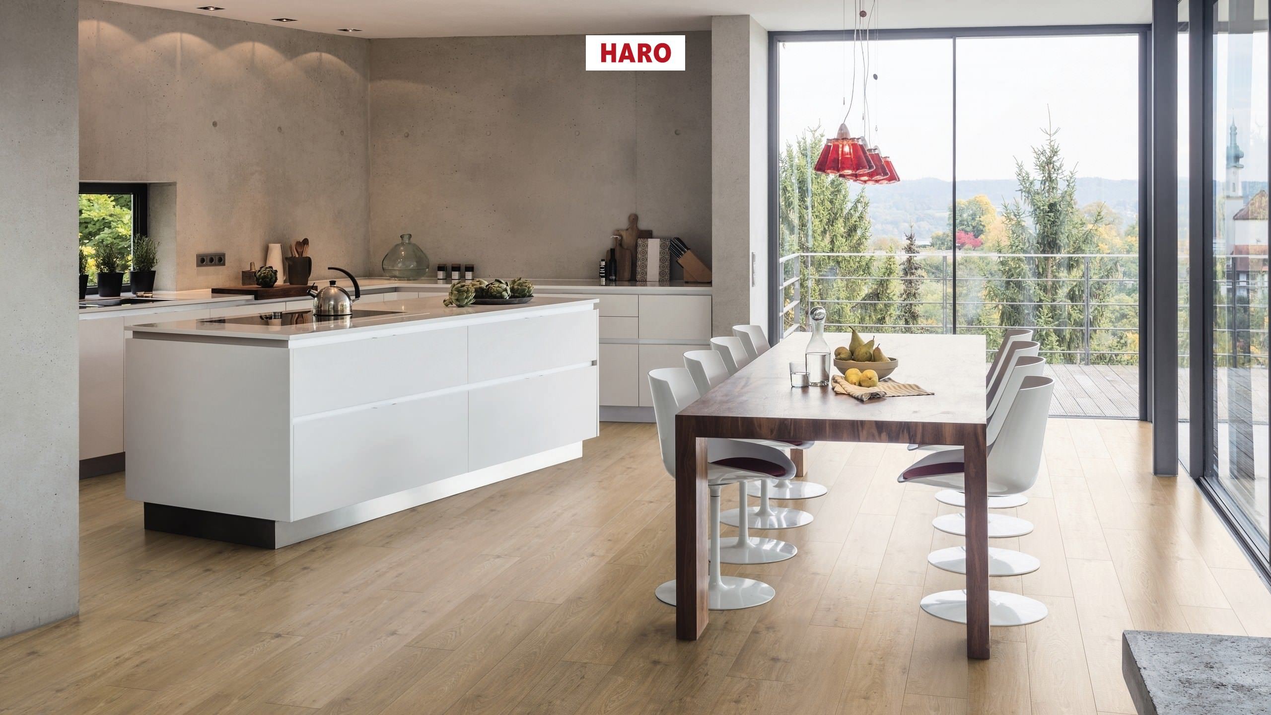 8 mm HARO Laminatboden Tritty 200 Aqua - Eiche Sicilia puro_1 8 mm HARO Laminatboden Tritty 200 Aqua - Eiche Sicilia puro_1