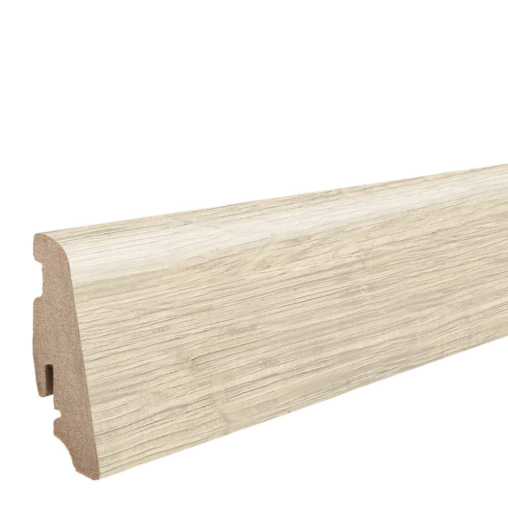19 x 58 mm HARO Stecksockelleiste (Kubus-Nässeschutz) - Eiche Sheffield cremeweiß_1