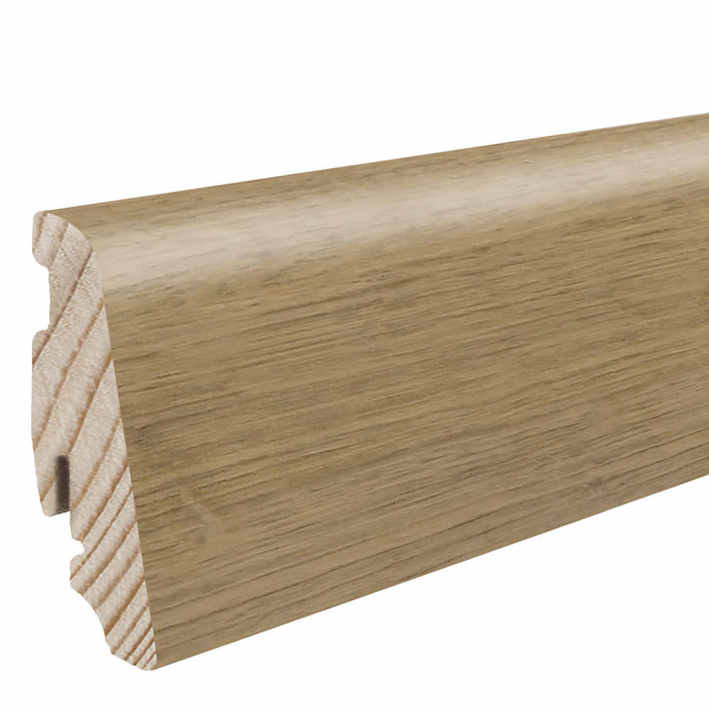 19 x 58 mm HARO Stecksockelleiste (Kubus-Nässeschutz) - Eiche Sheffield Honig_1