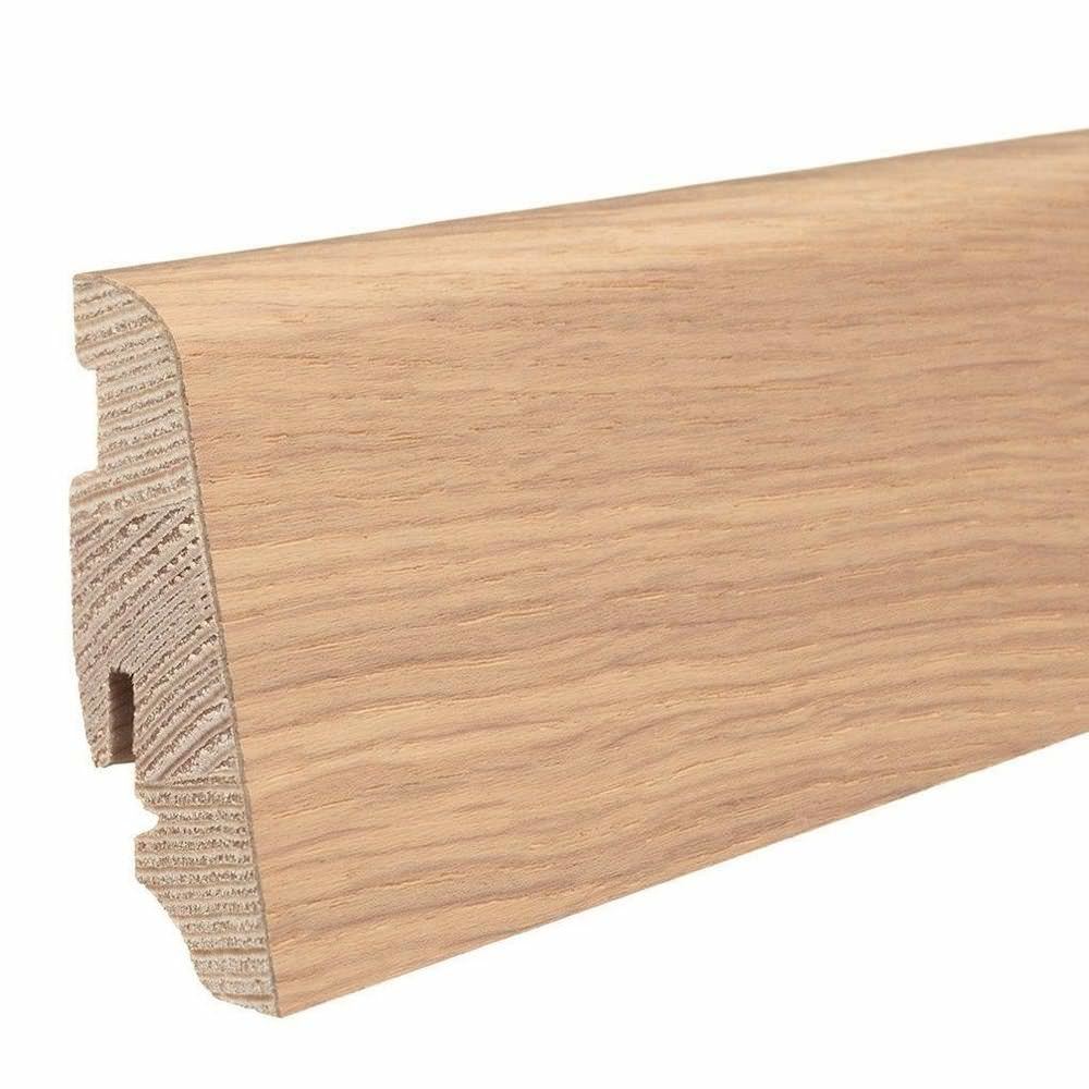 19 x 58 mm HARO Stecksockelleiste furniert geölt - Eiche puroweiß_1