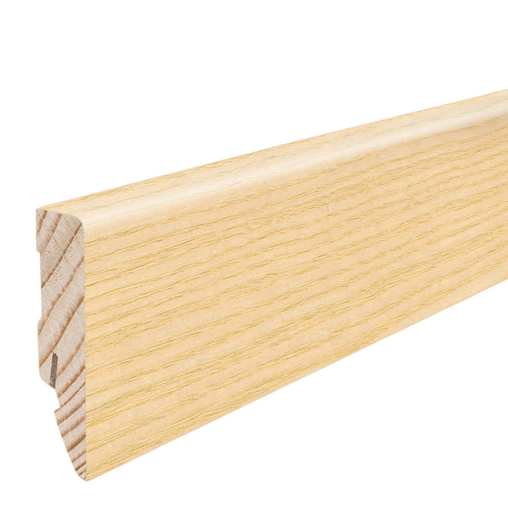 16 x 58 mm HARO Stecksockelleiste furniert - Esche_1 16 x 58 mm HARO Stecksockelleiste furniert - Esche_1
