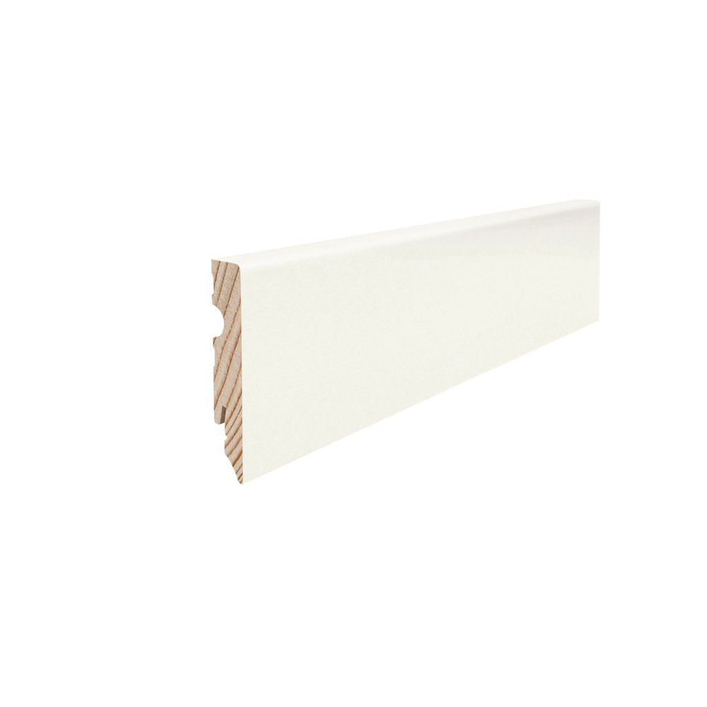 15 x 80 mm HARO Stecksockelleiste matt-optik (Kubus) - weiß RAL 9010_1