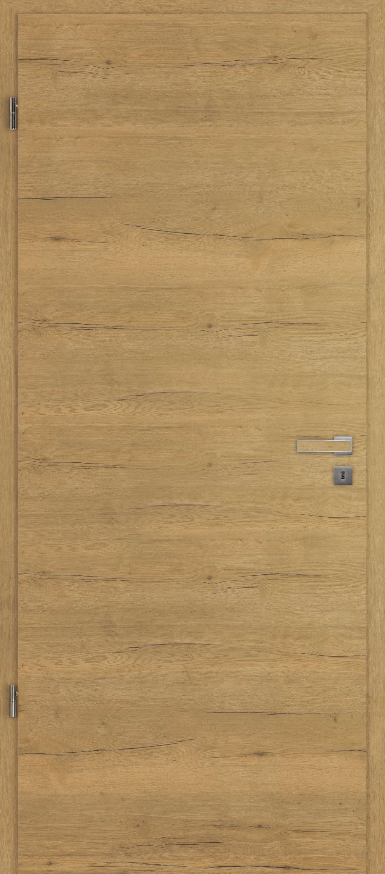 ASTRA Türblatt - Fachwerk Eiche Honig quer, DIN links_0 ASTRA Türblatt - Fachwerk Eiche Honig quer, DIN links_0