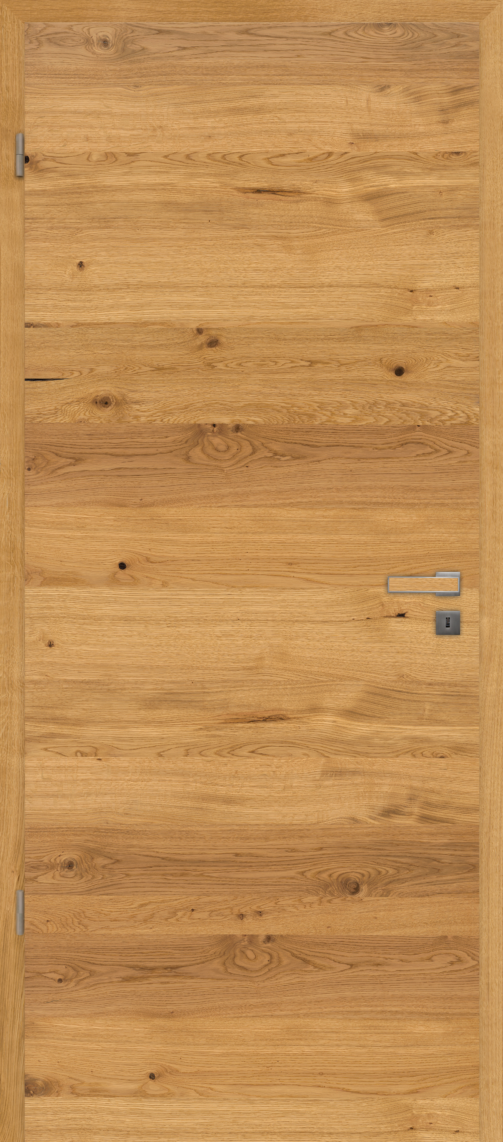 HGM Türblatt - Eiche Natur astig (quer), DIN links_0 HGM Türblatt - Eiche Natur astig (quer), DIN links_0
