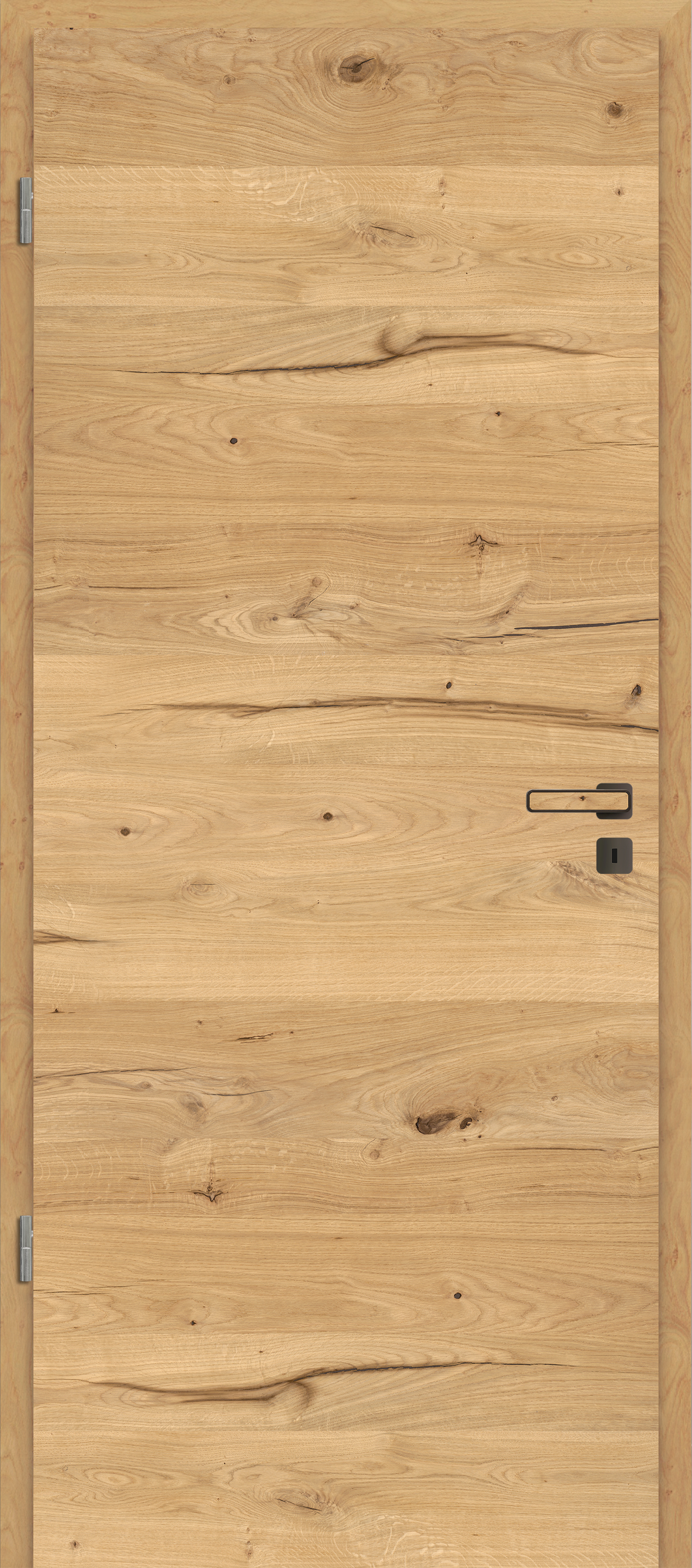 HGM Türblatt - Fachwerk Eiche Natur (quer), DIN links_0 HGM Türblatt - Fachwerk Eiche Natur (quer), DIN links_0