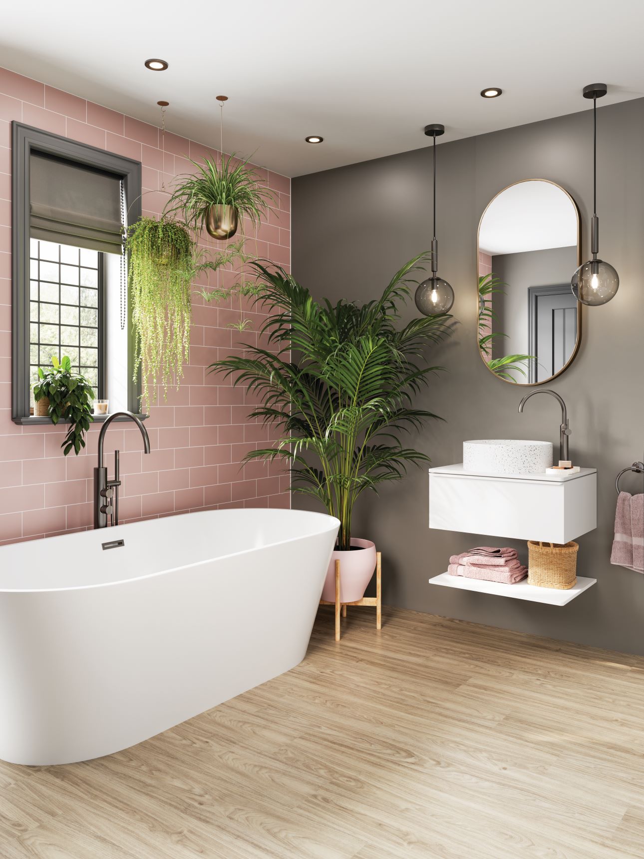 11 mm Multipanel Wandpaneele - Antique Rose MT325M - Metro Tile Kollektion_2 11 mm Multipanel Wandpaneele - Antique Rose MT325M - Metro Tile Kollektion_2