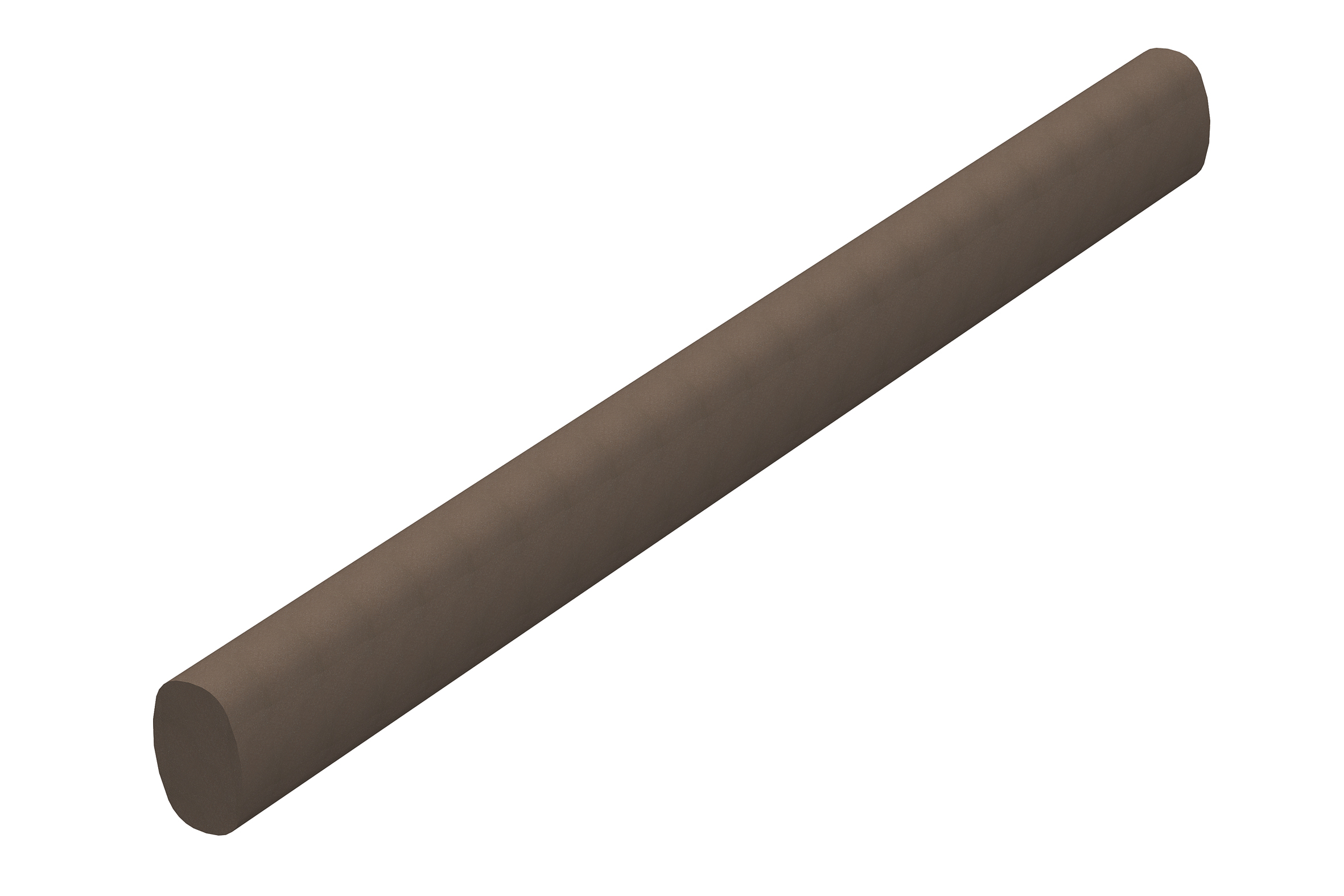 60 x 90 mm megawood Konstruktionsholz oval - lavabraun_0