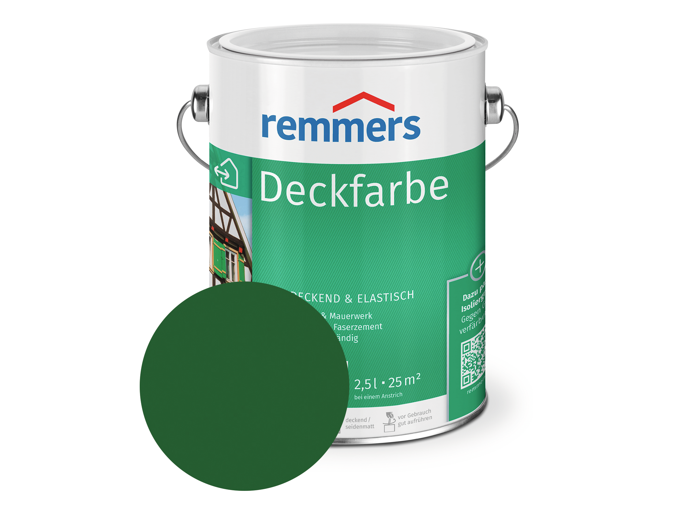 Remmers Deckfarbe - moosgrün Sonderfarbton_0