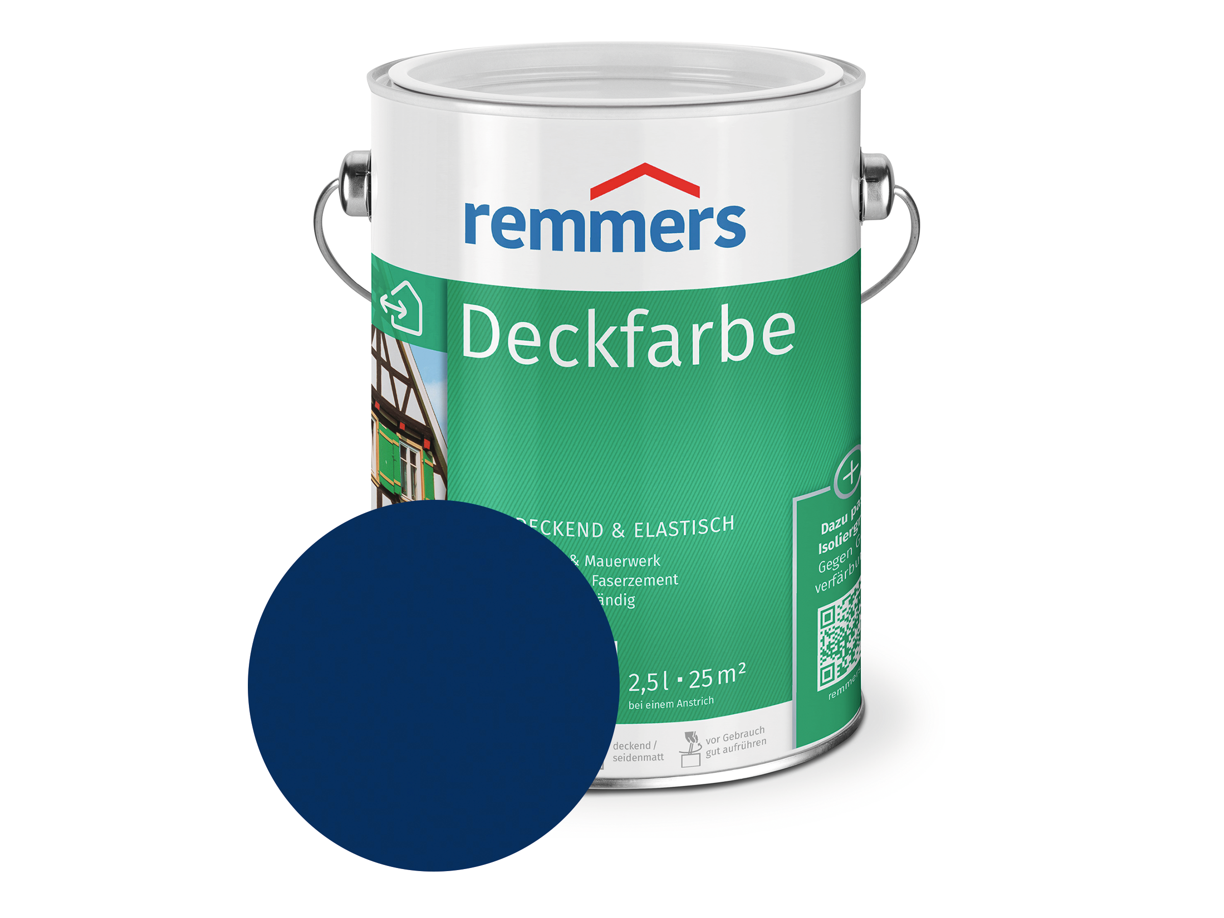 Remmers Deckfarbe - königsblau Sonderfarbton_0