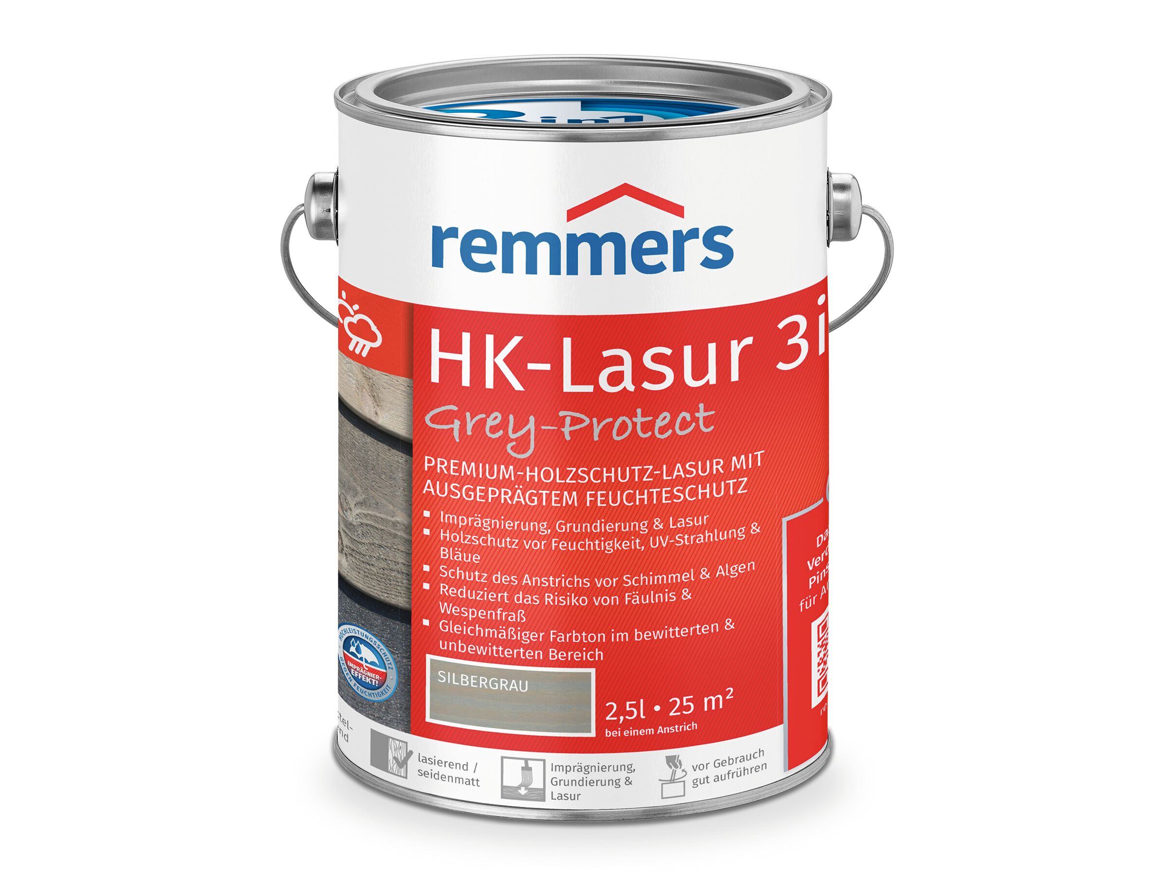 Remmers Aqua HK-Lasur Plus - Silbergrau_0