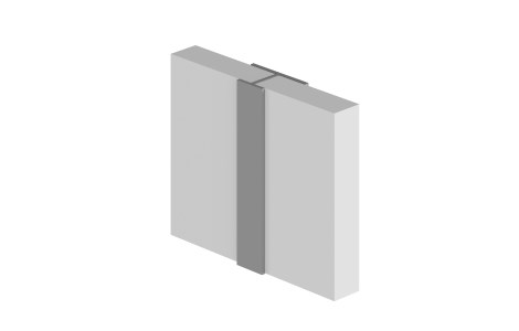 Multipanel Profil Typ D - Verbindung - Silber matt_0 Multipanel Profil Typ D - Verbindung - Silber matt_0