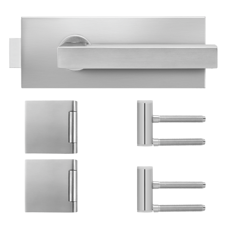 Karcher Ganzglastürdrücker, 3-teilig_0