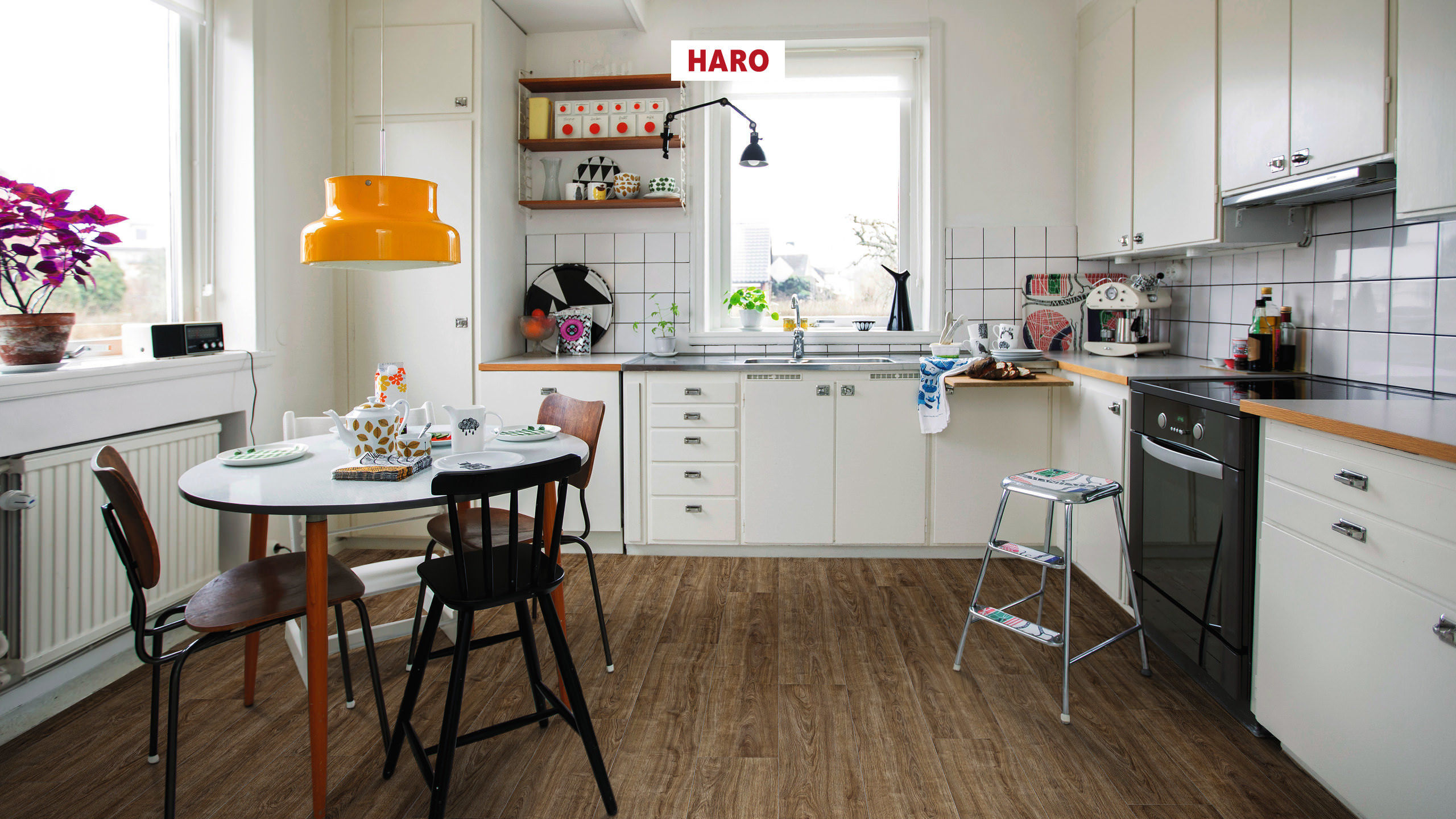 8 mm HARO Laminatboden Tritty 100 - Eiche Eleganza geräuchert_1