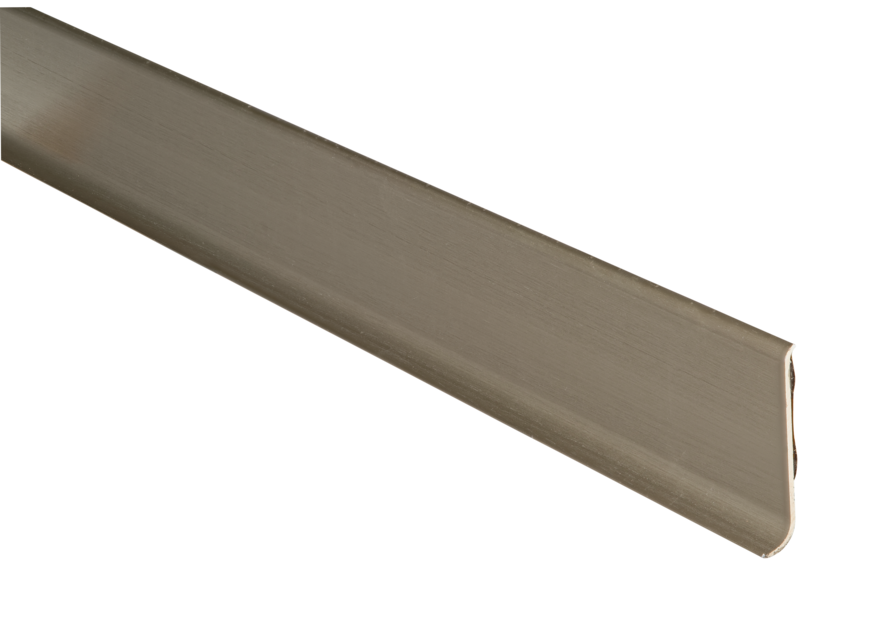 12 x 60 mm ter Hürne Sockelleiste - Aluminium_0