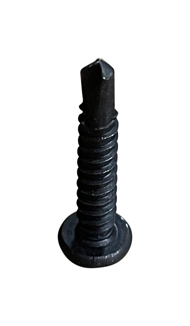 3,9 x 22 mm Spezialschraube V2A, kopflackiert RAL 9005, schwarz_0