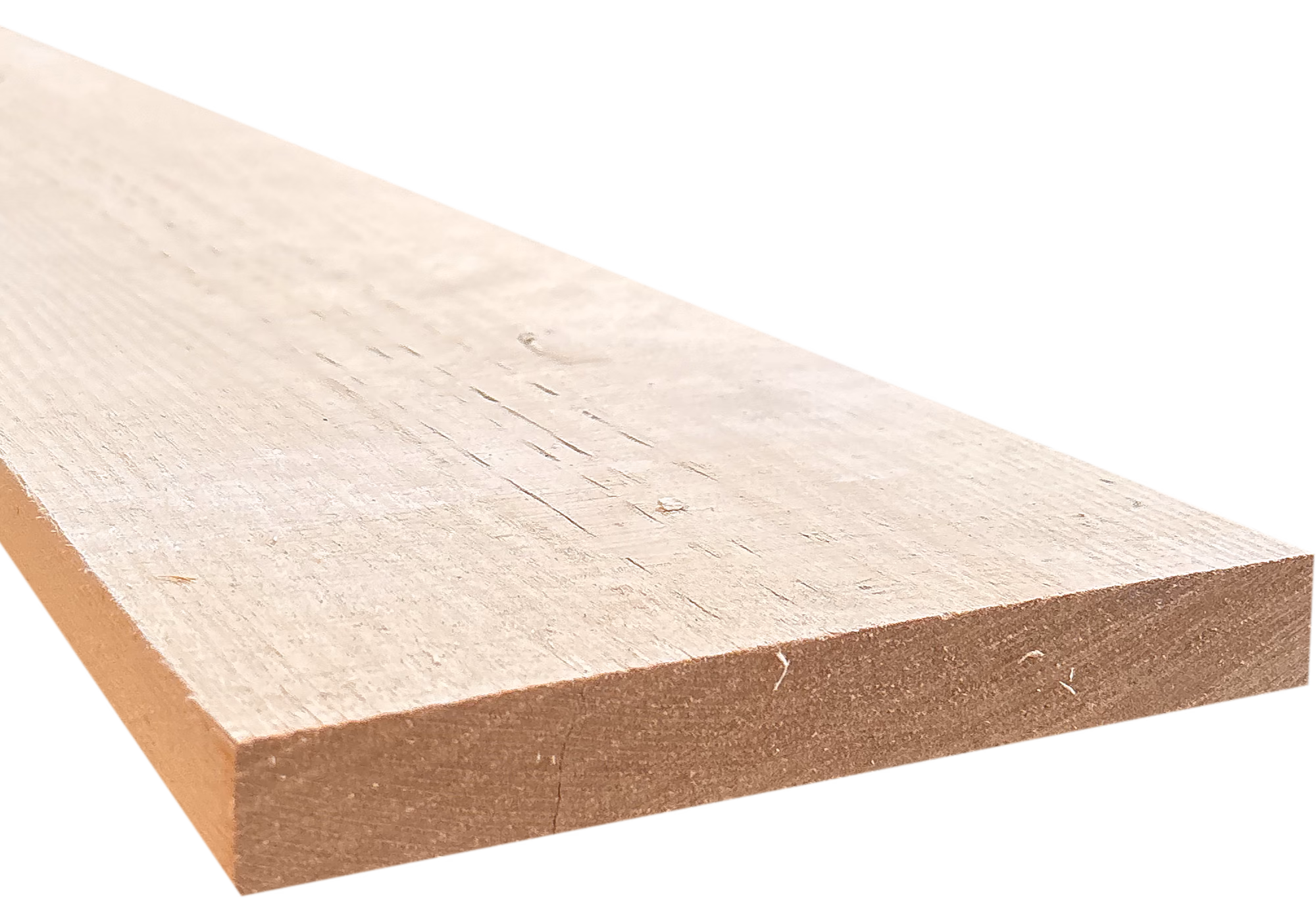24-mm-fichte-tischlerware-0i-kd-24x0mm-fichte-kd---kammertrocknung-unbesaeumt-01 Helles, unbesäumtes Fichten-Nadelschnittholz in 24mm Stärke. Die kammertrockene Tischlerware 0/I zeigt eine feine, natürliche Maserung auf der sägerauen Oberfläche.