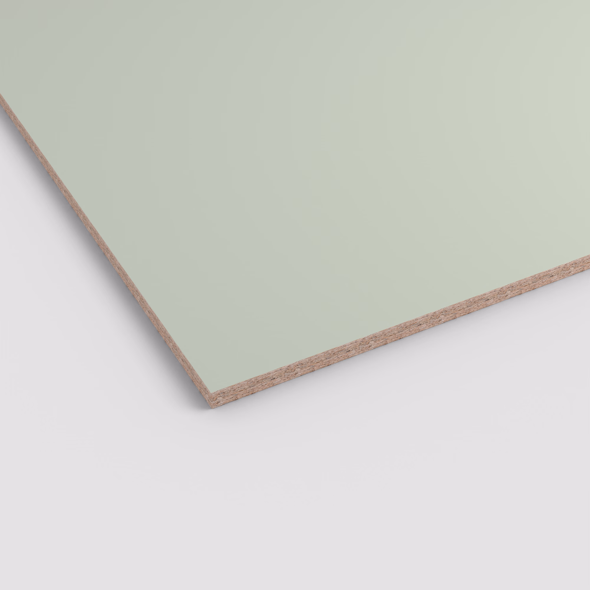 egger-19-mm-egger-eurodekor-span-u608-st9-19x2070x2800mm-recyclebar-abriebfest-unifarben-lichtecht-antimikrobielle-oberflaeche-span-01 Egger Eurodekor Dekorspanplatte U608 ST9 in 19 mm. Matte, unifarbene Oberfläche in Pistaziengrün mit sichtbarer Spanplattenkante. Abriebfest und lichtecht.