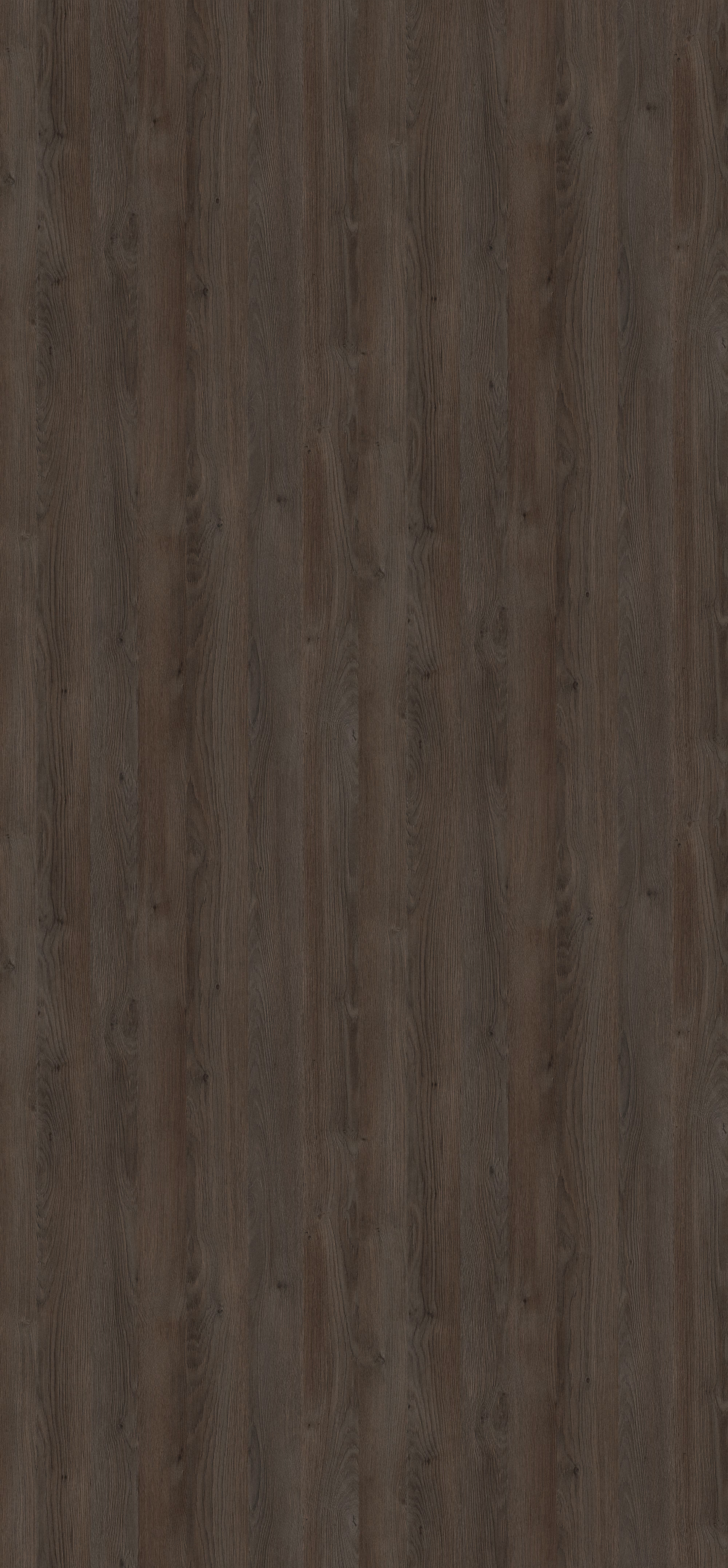 Egger PerfectSense Matt Lackplatte Span H3342 TM28: Dunkelbraunes Holzdekor mit matter Anti-Fingerprint Oberfläche und natürlicher Maserung.